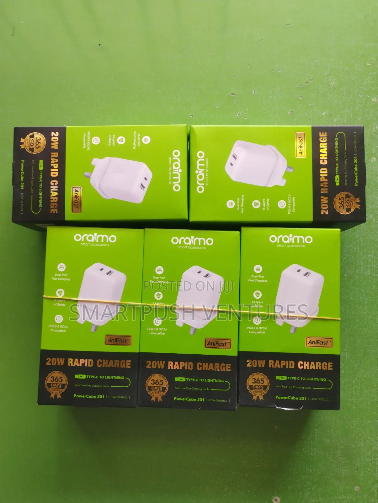 Oraimo 20W RAPID CHARGE (Type-C to Lighting)