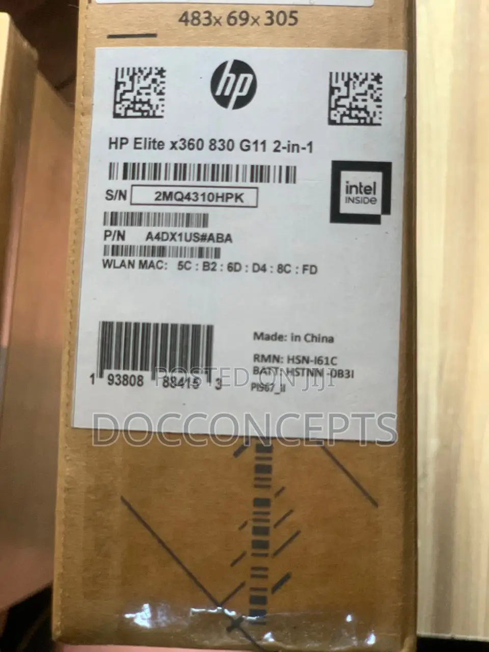 New Laptop HP Elitebook 830 G11 32GB Intel Core Ultra 7 SSD 512GB