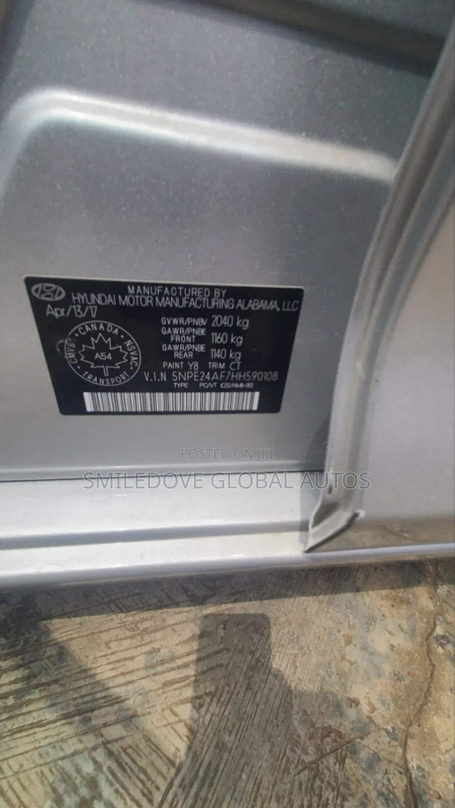 Hyundai Sonata 2017 Gray