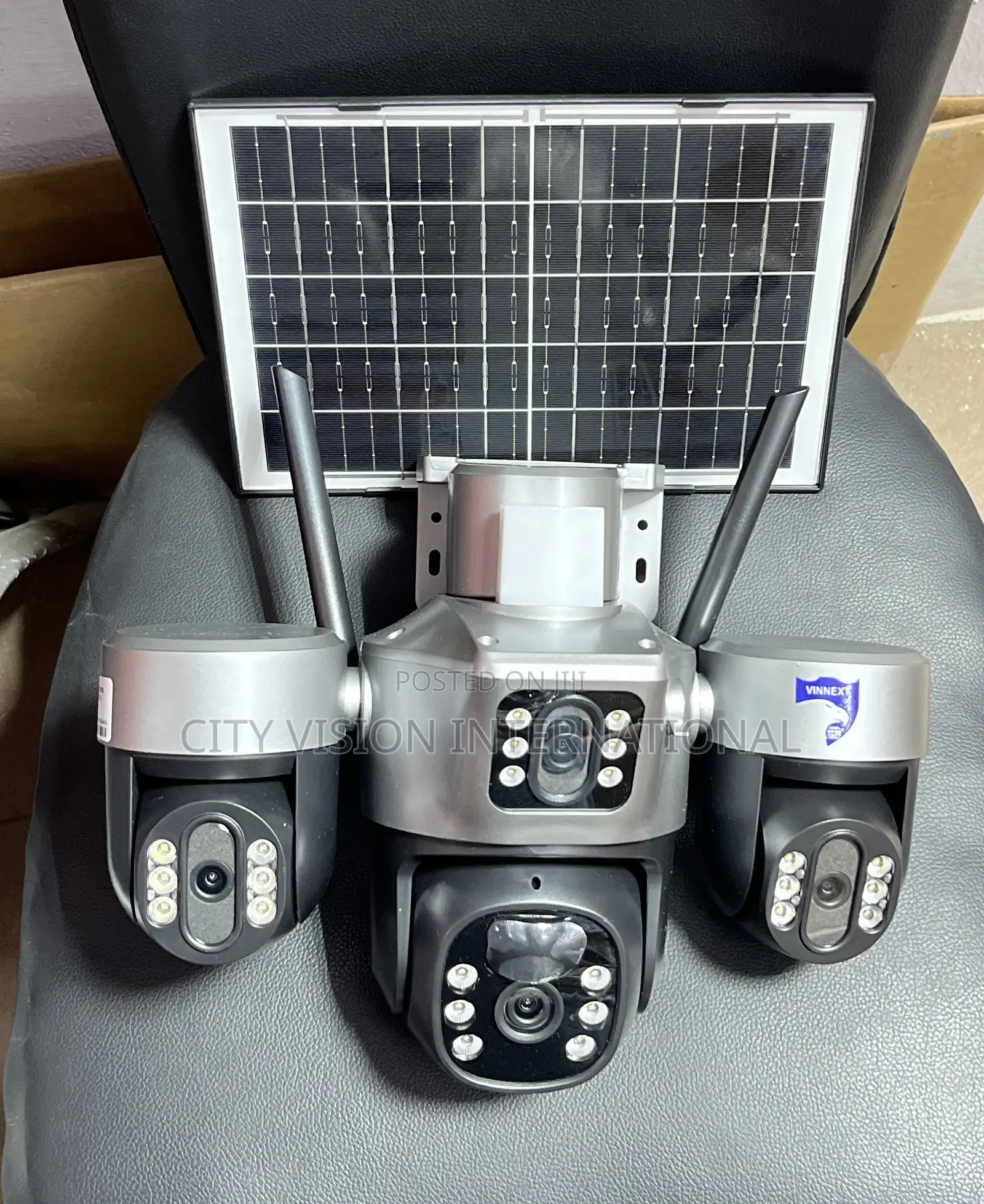 T40 12MP 4-Lens Smart Solar PTZ CCTV Camera, An
