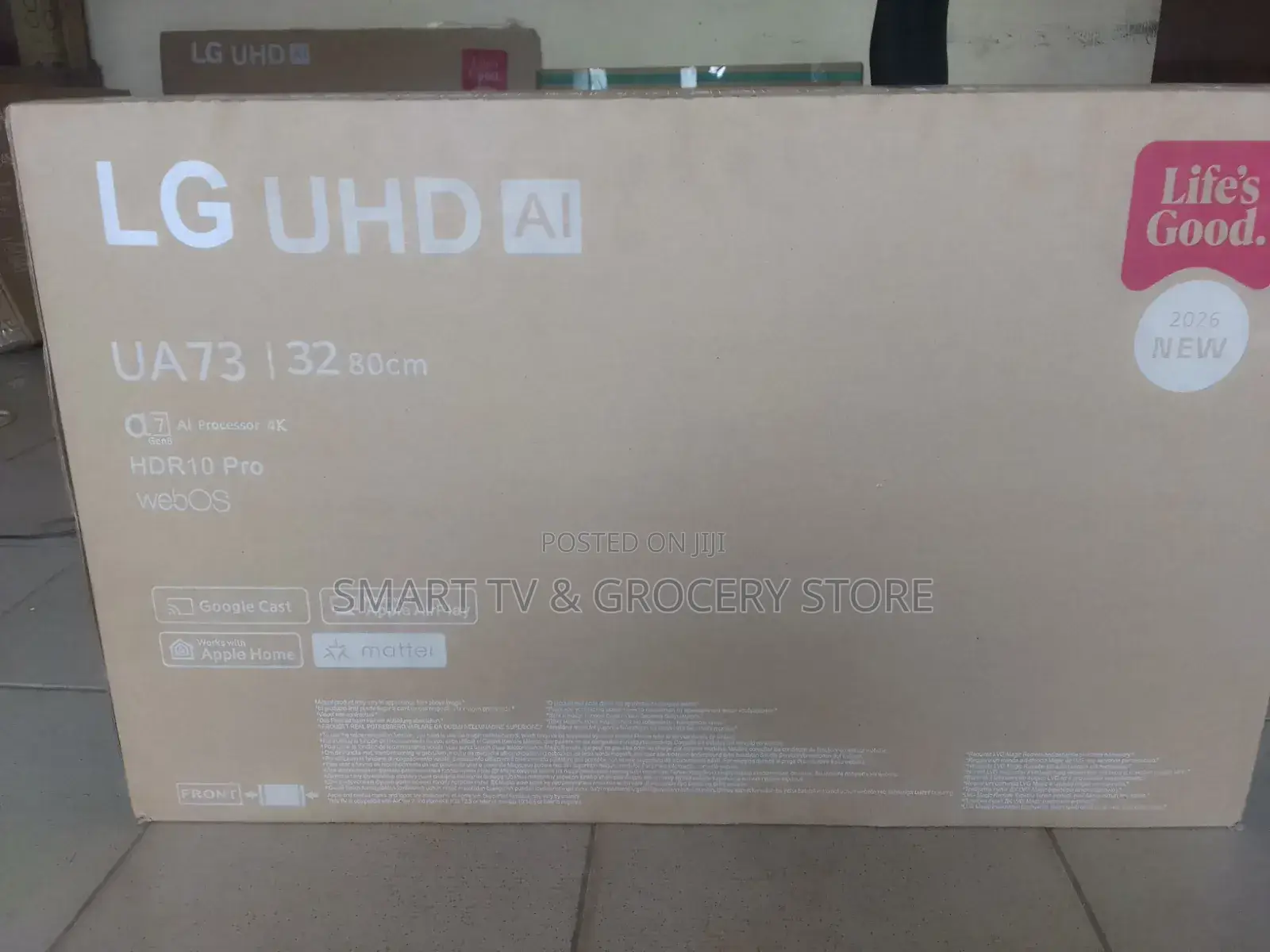 32 Inches LG WebOS ThinQ UHD HDR With Full Smart TV Options