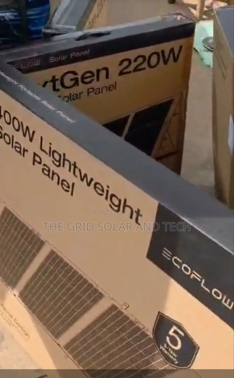 EcoFlow 400W Portable Solar Panel – Bifacial | High-Efficiecy
