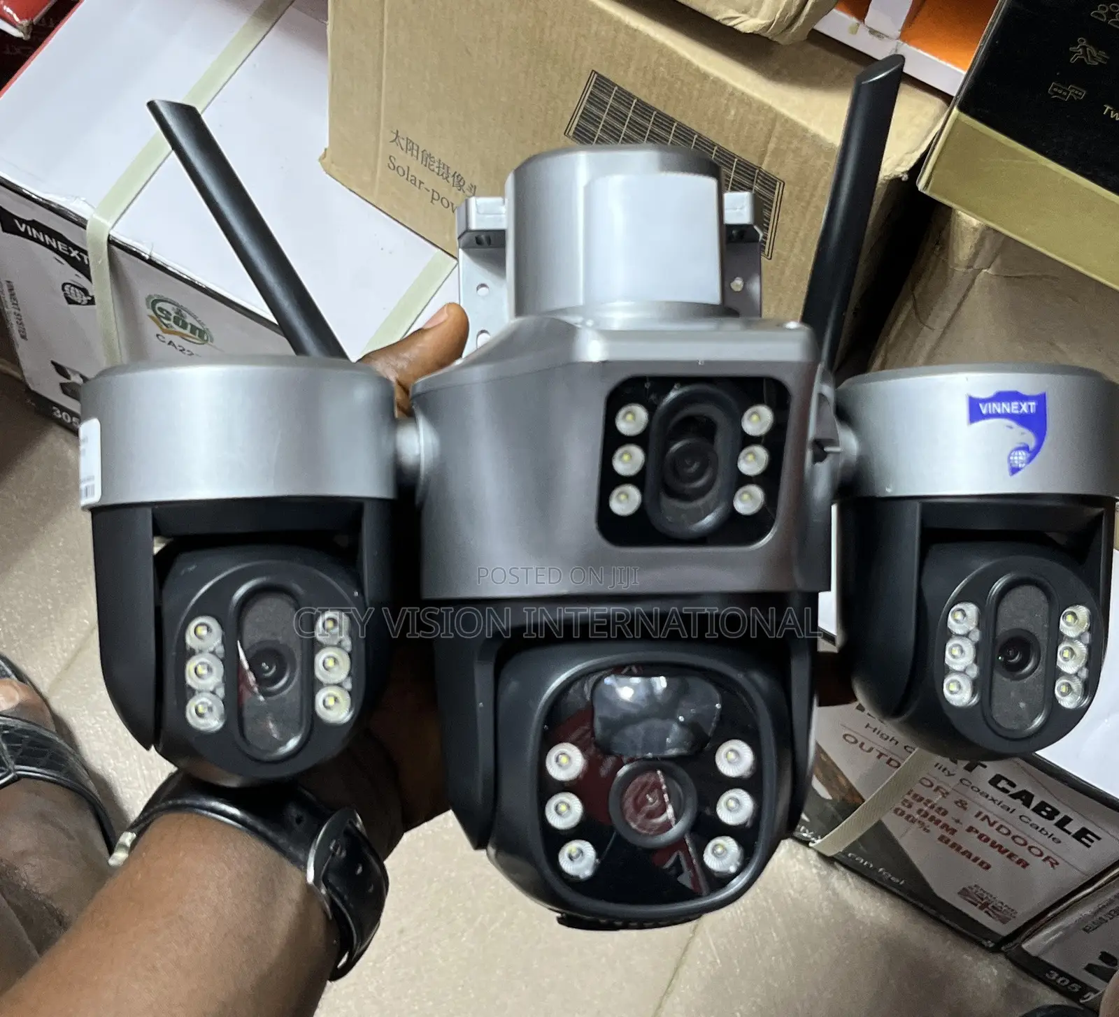 T40 12MP 4-Lens Smart Solar PTZ CCTV Camera,