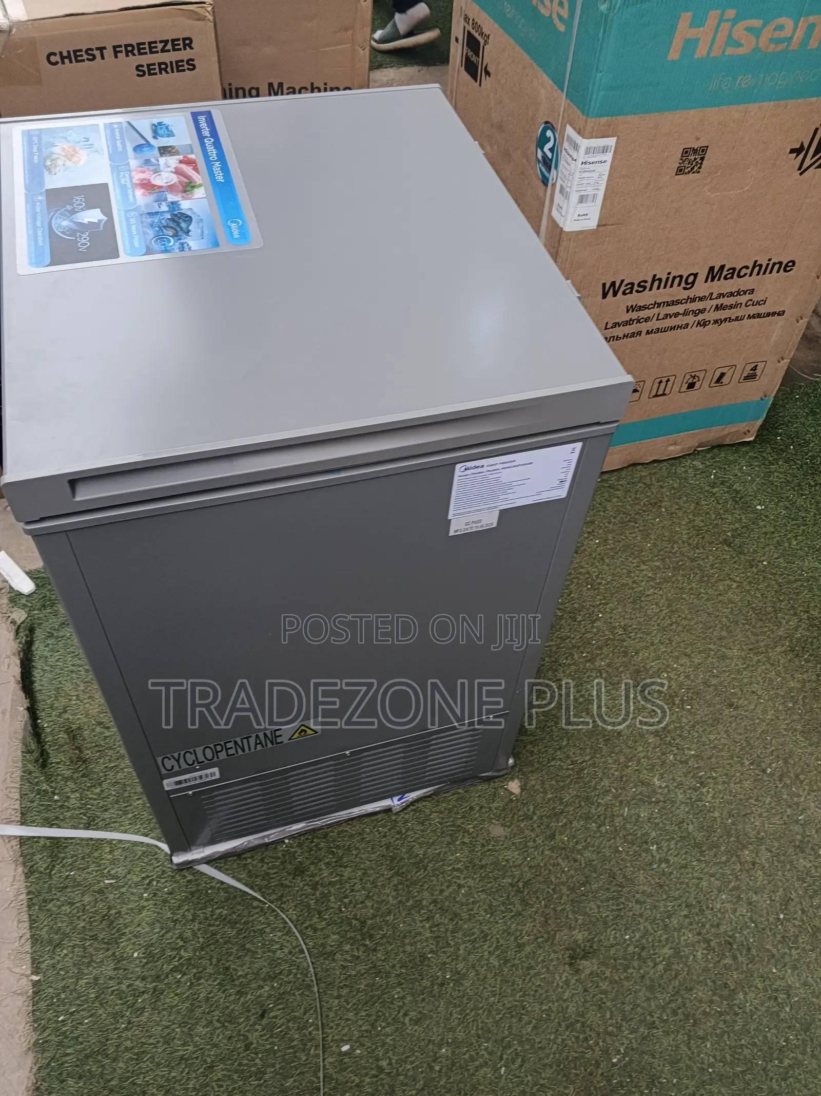 Midea 142L Deep Freezer – Grey