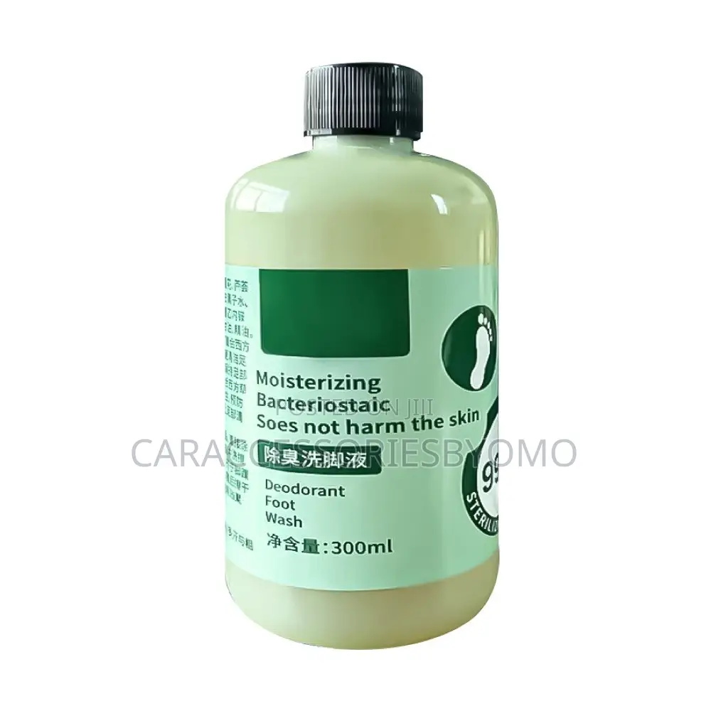 Moisturizing and Bacteriostatic Deodorant Foot Wash