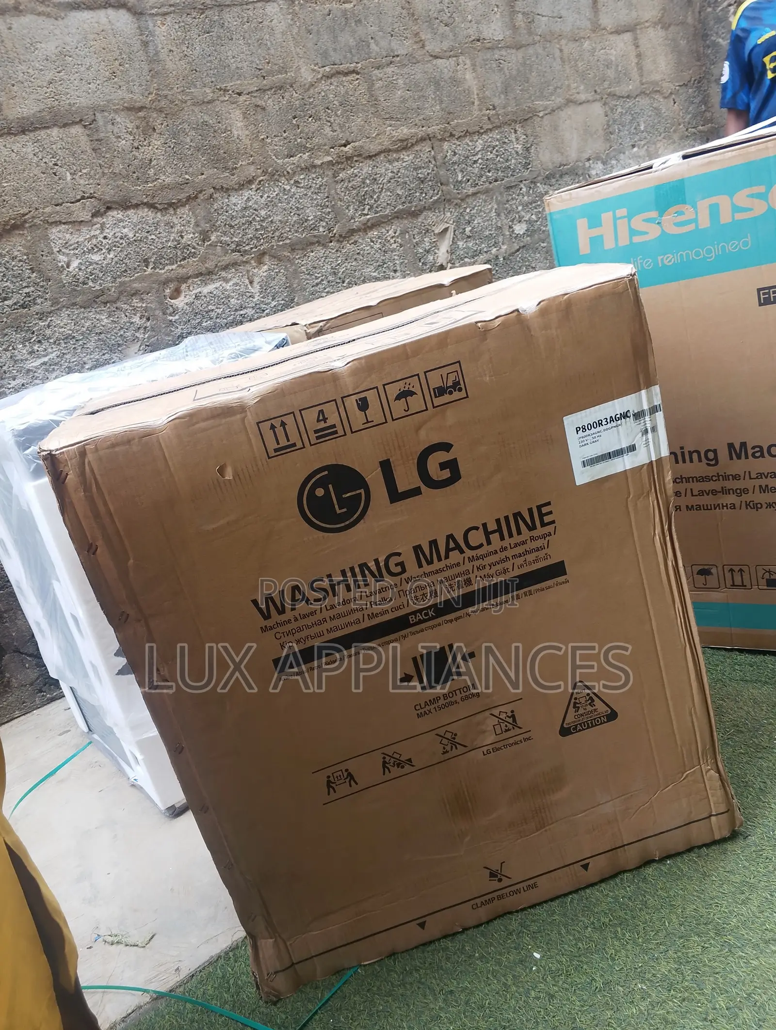 LG P800R3AGNC 8kg Twin Tub Washer With Tempered Glass Lid