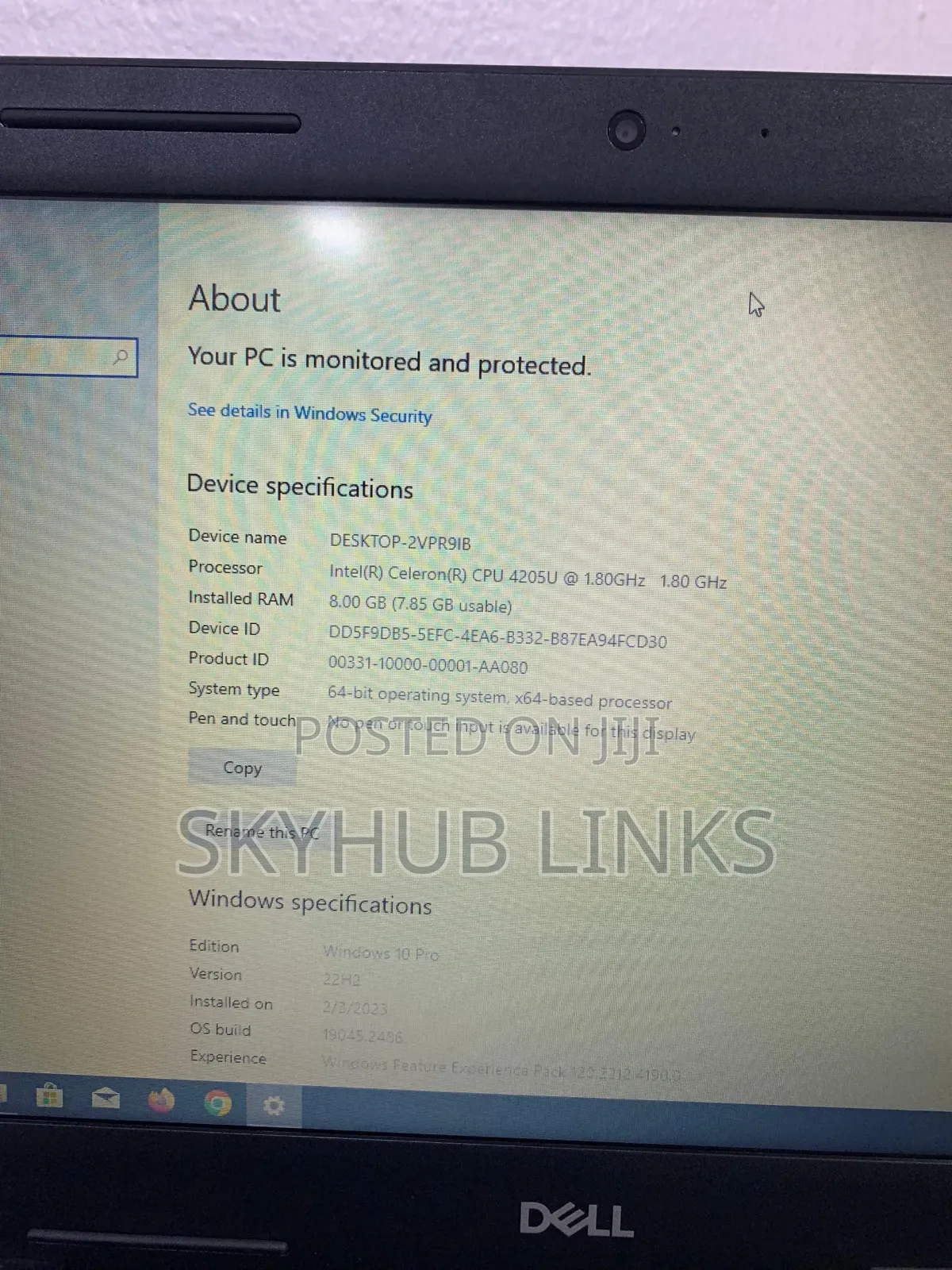 Laptop Dell Latitude 3310 8GB Intel Pentium SSD 128GB