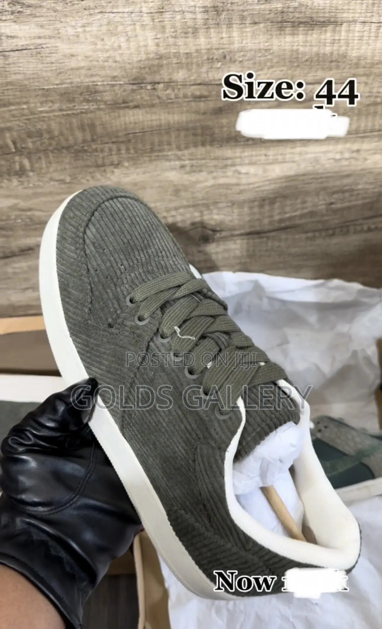 Corduroy Sneakers (Usa Zara)