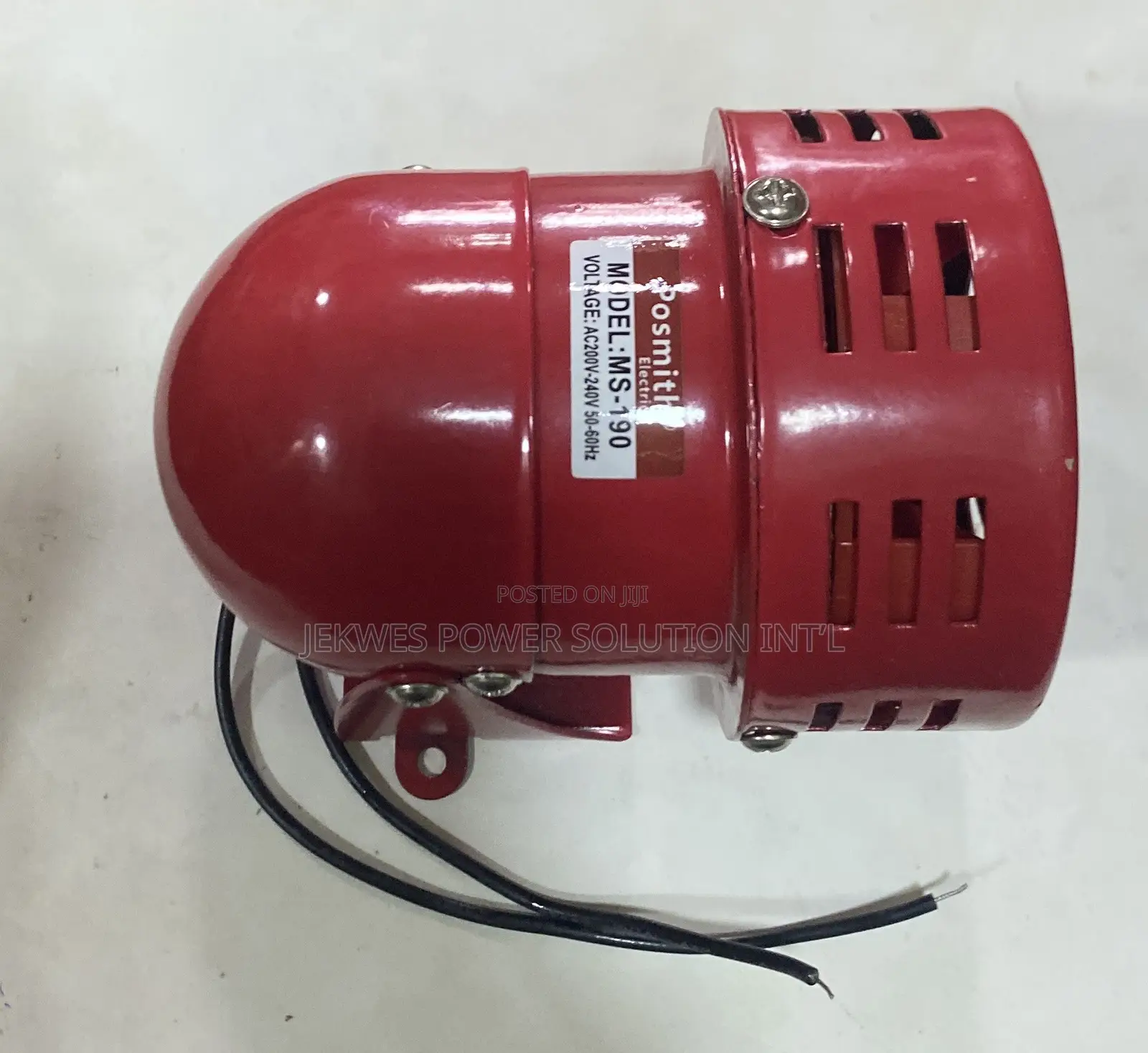 Original Alarm (Motor Siren) With Timer and Base