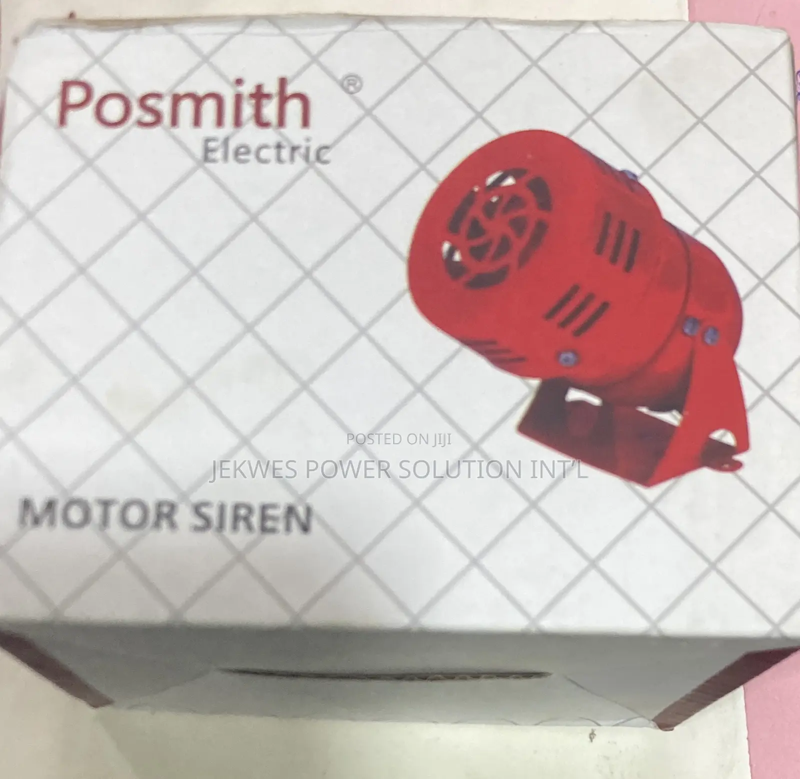 Original Alarm (Motor Siren) With Timer and Base