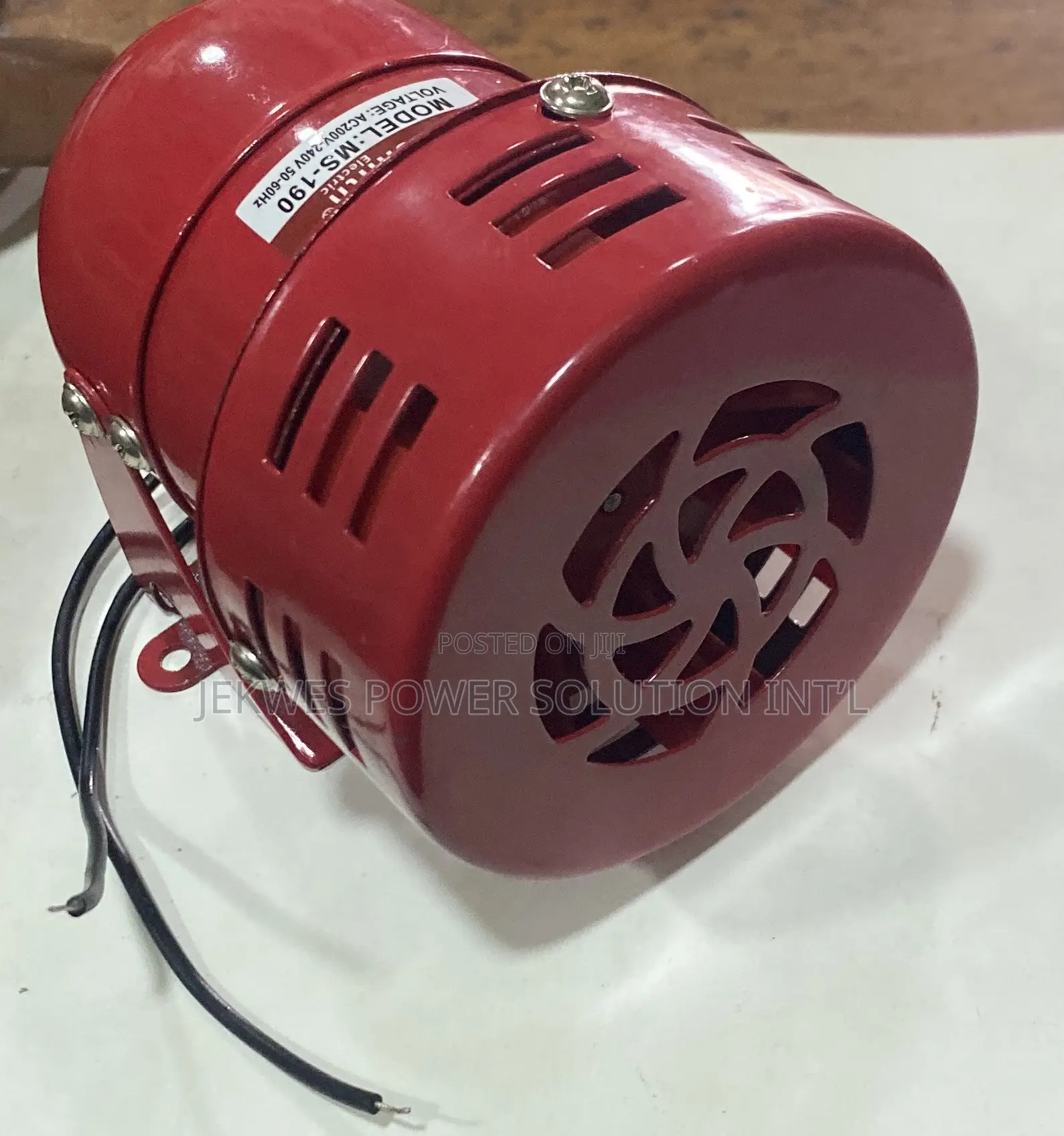 Original Alarm (Motor Siren) With Timer and Base