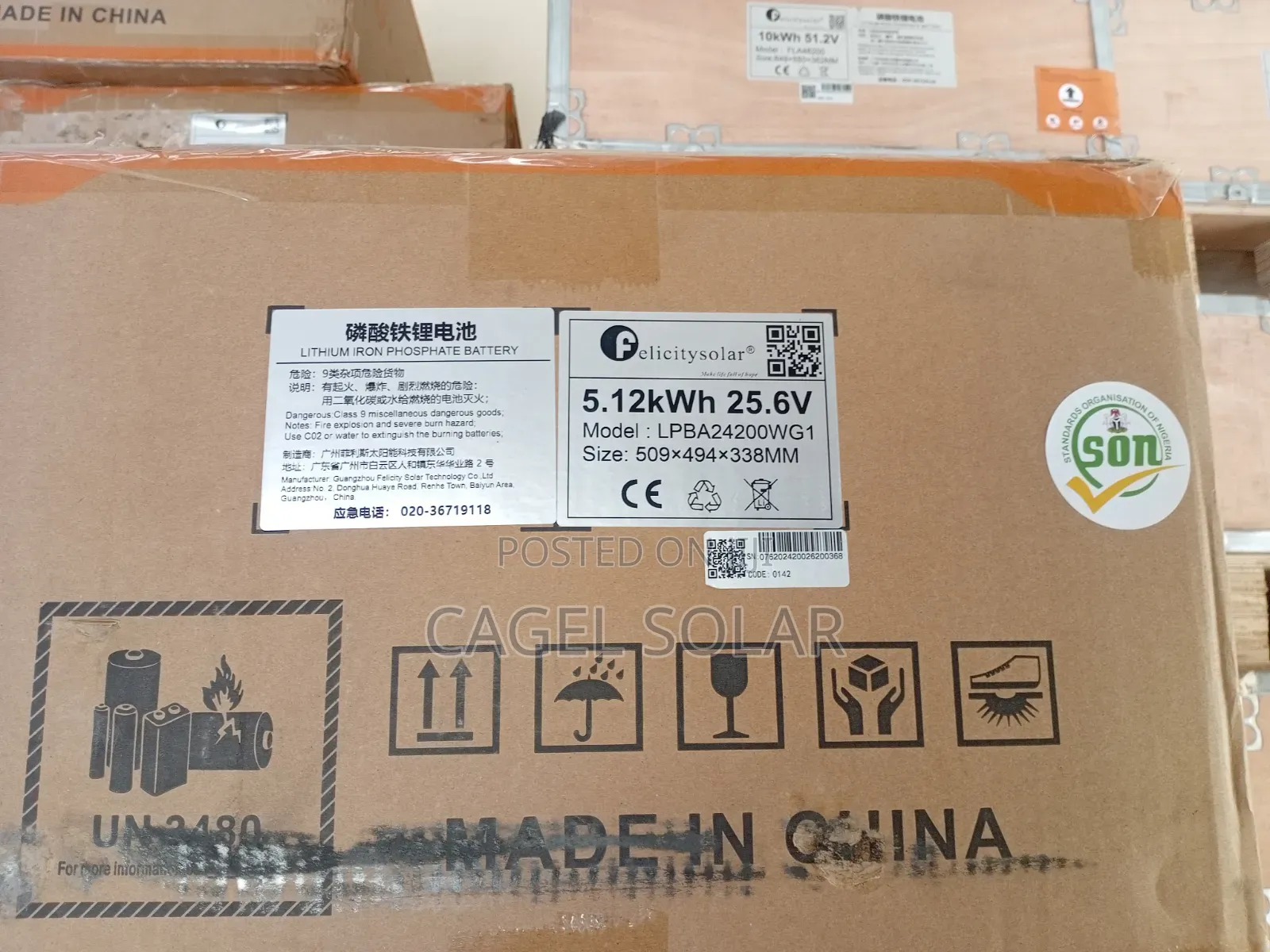 5kWh 24V Felicity Lithium Battery LPBA