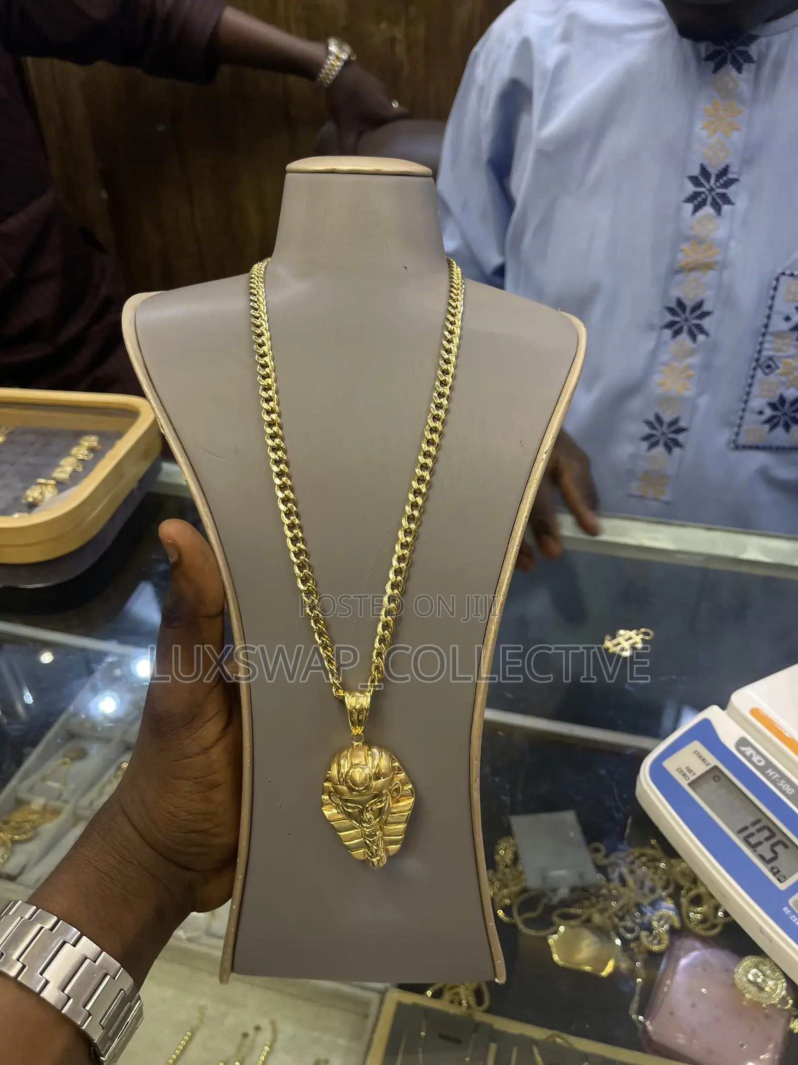 Cuban Chain & Pharaoh Pendant