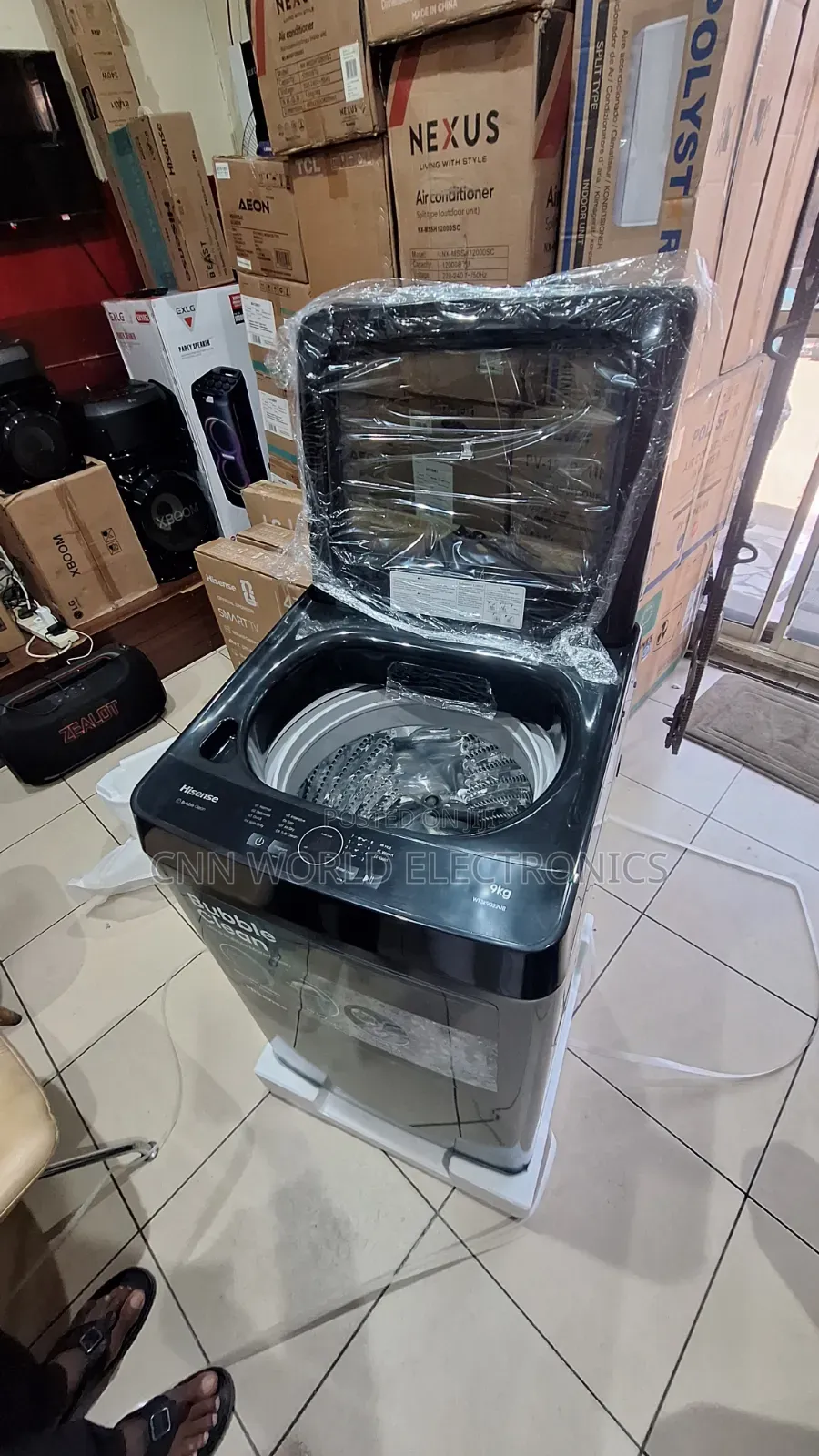 Brand New Hisense 9kg Full Automatic Top Load Wash and Spinning 2years