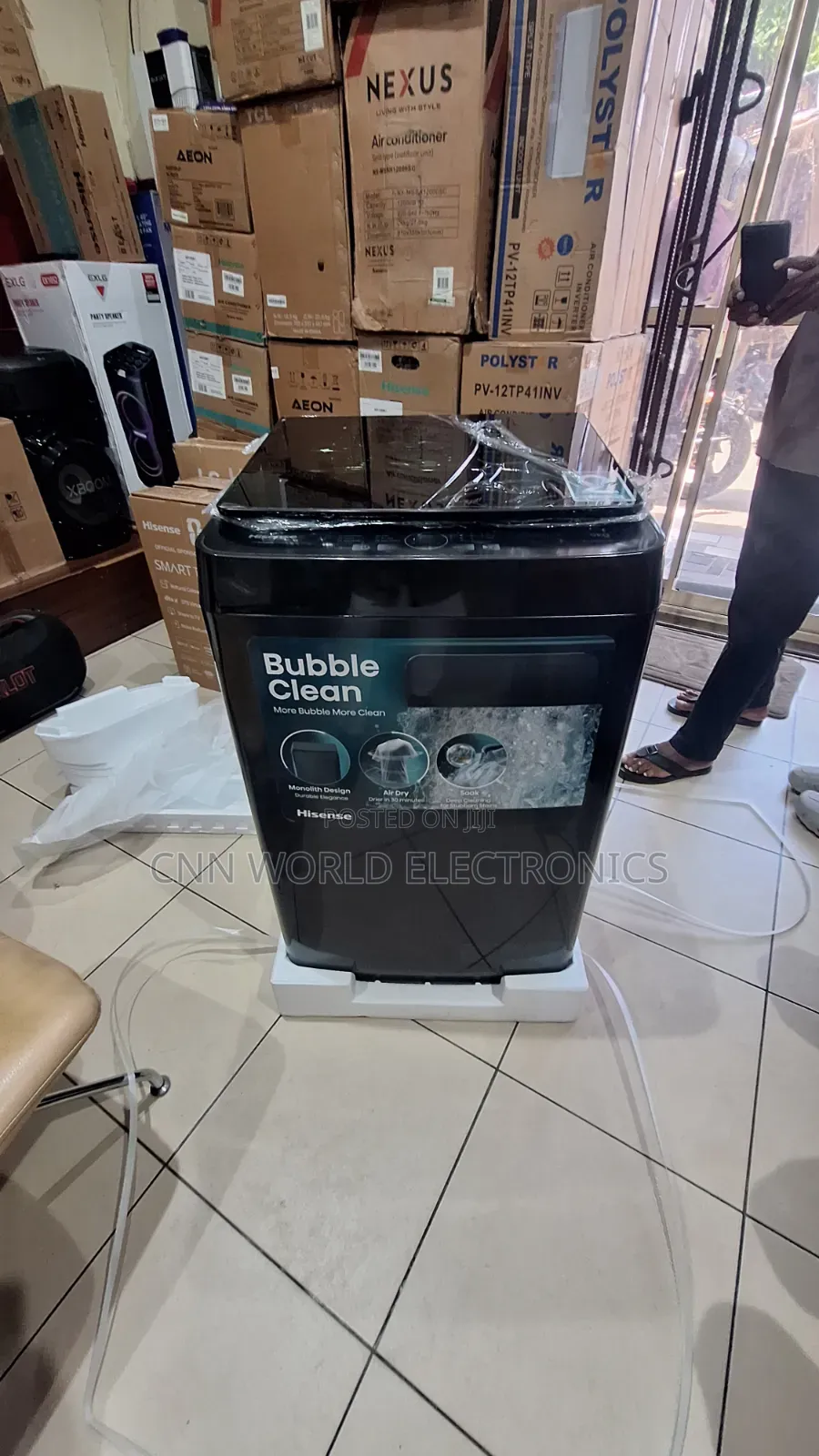 Brand New Hisense 9kg Full Automatic Top Load Wash and Spinning 2years