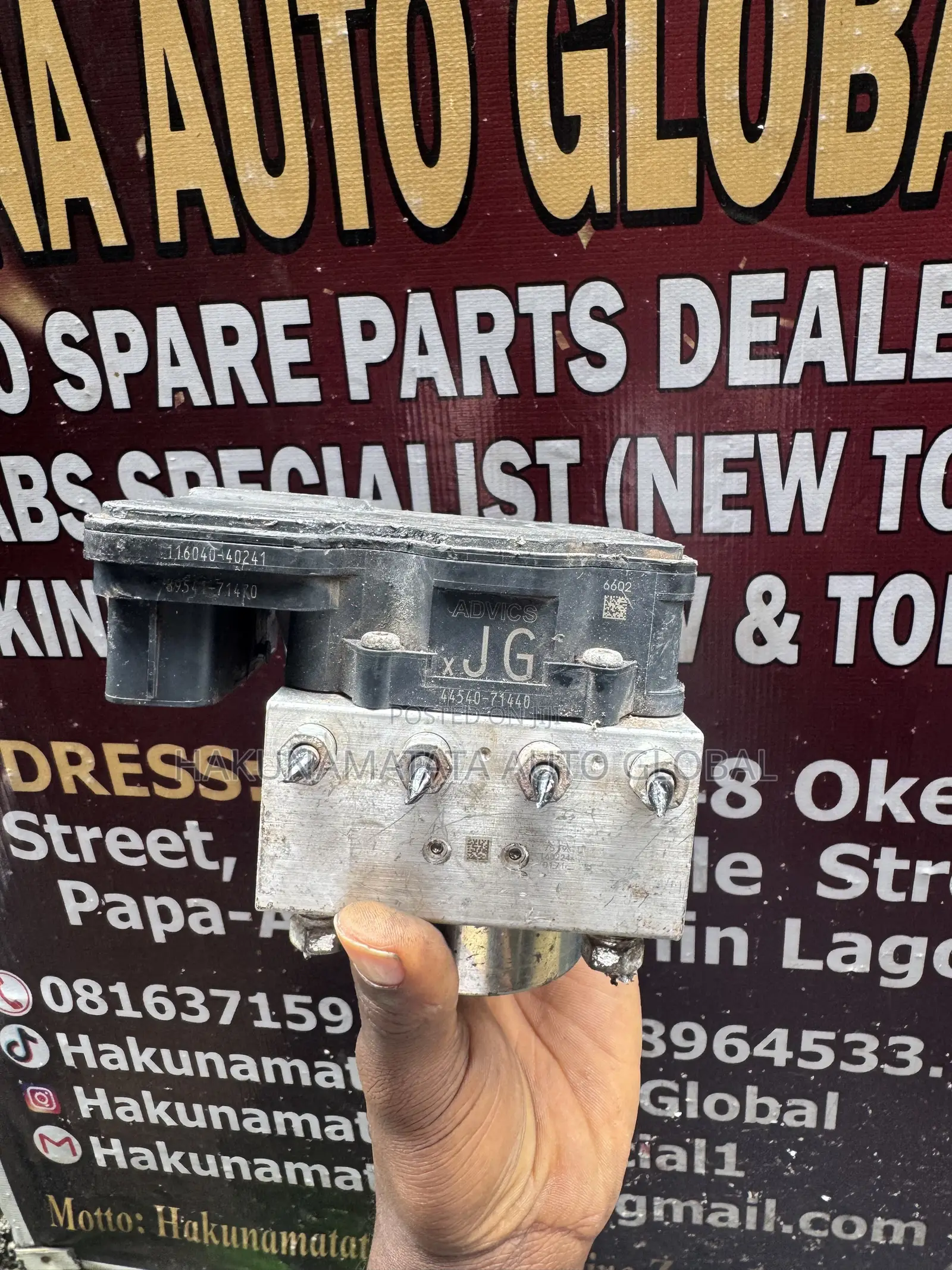 Toyota Hilux ABS Pump & Module 2016–2017 Model
