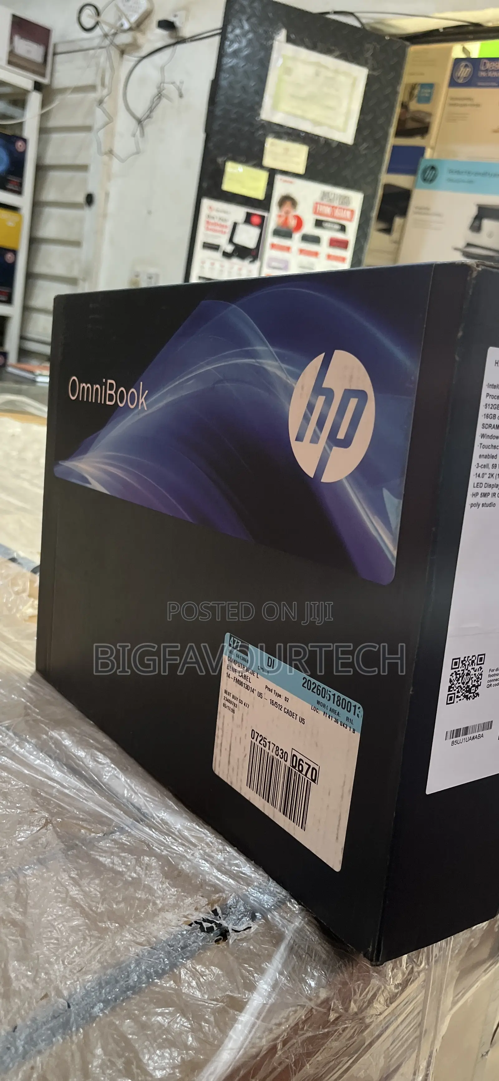 New Laptop HP OmniBook X Flip 14" 16GB Intel Core Ultra 5 SSD 512GB