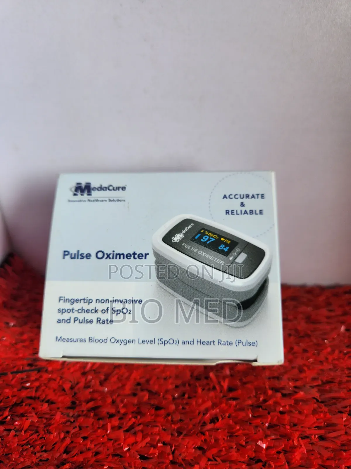 Medacure Fingertip Pulse Oximeter — Know Your Numbers at a Glance