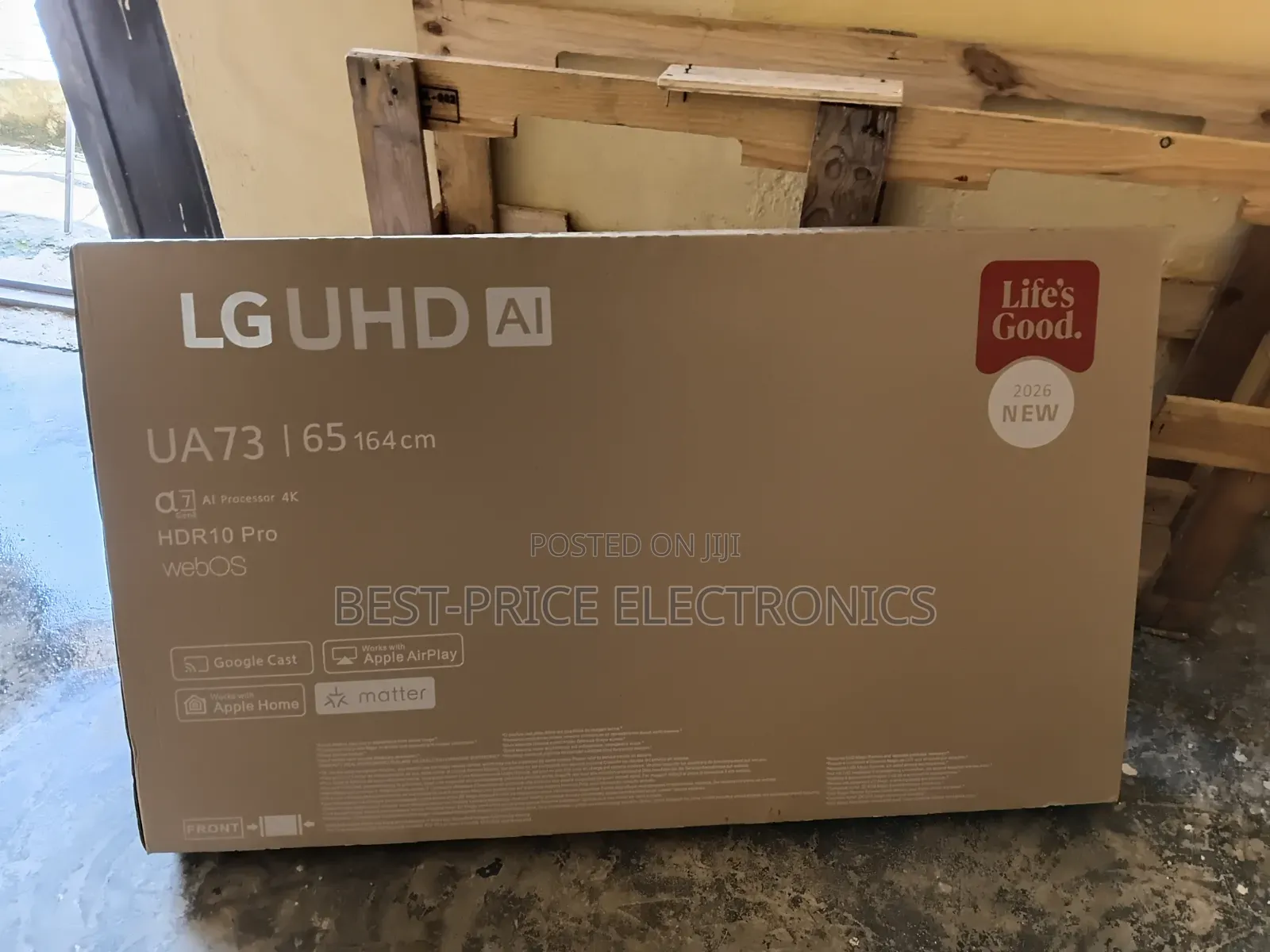LG Smart TV 65inches With AI Features