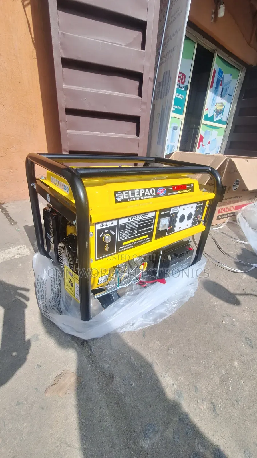 New Elepaq 7kva Generator With Key Full Copper (SV22000E2) Big Engine