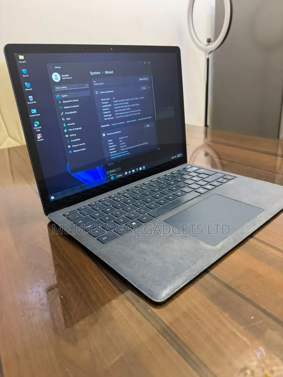 Laptop Microsoft Surface Laptop 3 8GB Intel Core i5 SSD 256GB