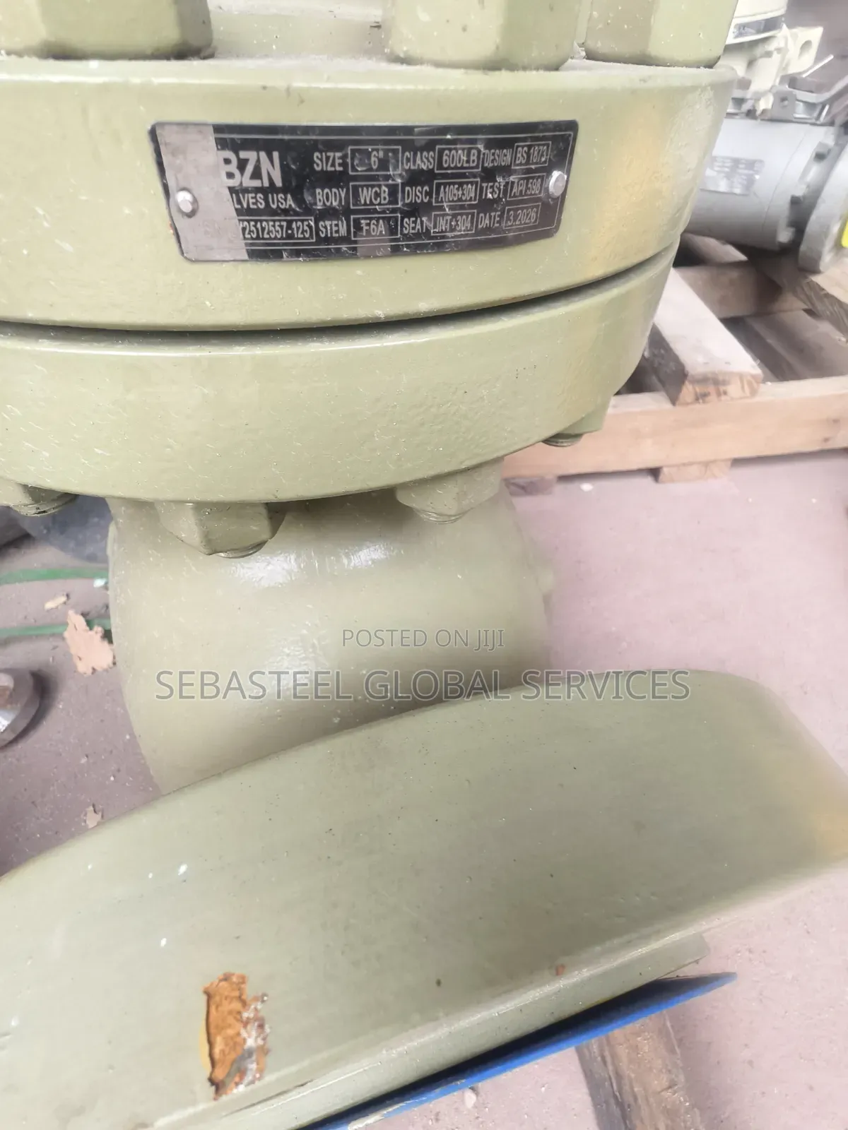 6" Globe Valve Class 600
