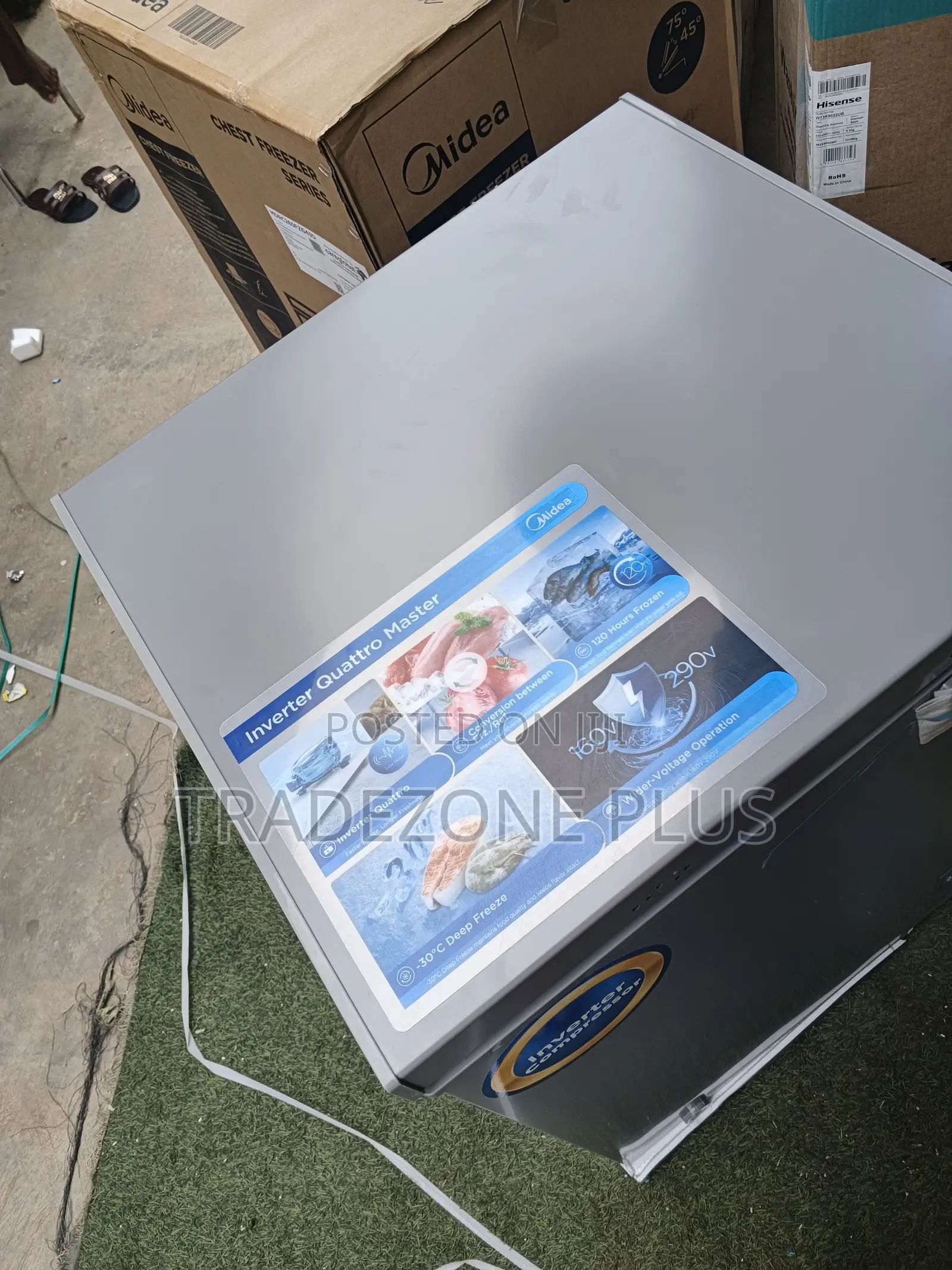 Midea 142L Upright-Style Storage Chest Freezer
