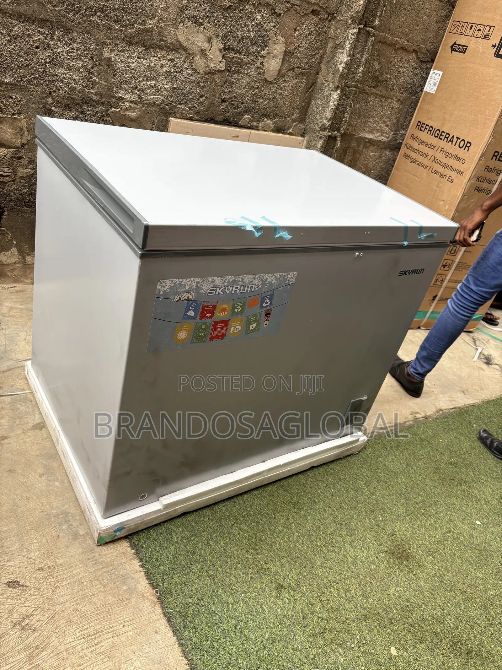 SkyRun BD-260A Chest Freezer for Business