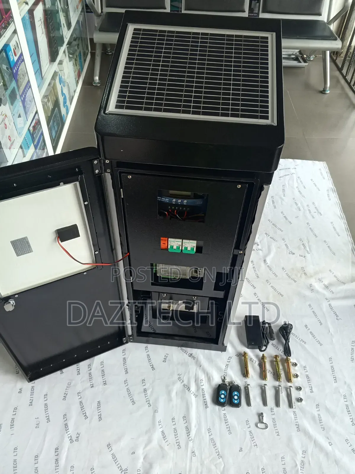 Solar Powered Automatic Boom Barrier Gate Opener