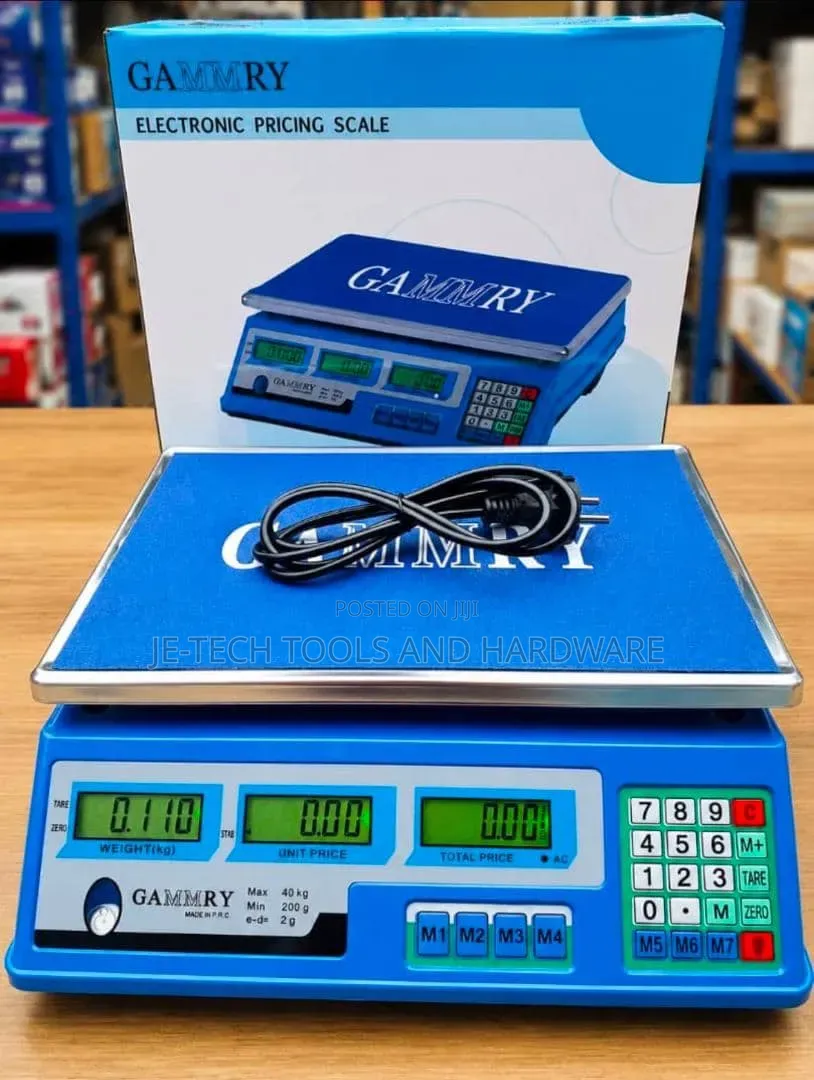Dual-Sided LCD Display, Stainless Steel Weighing Platform
