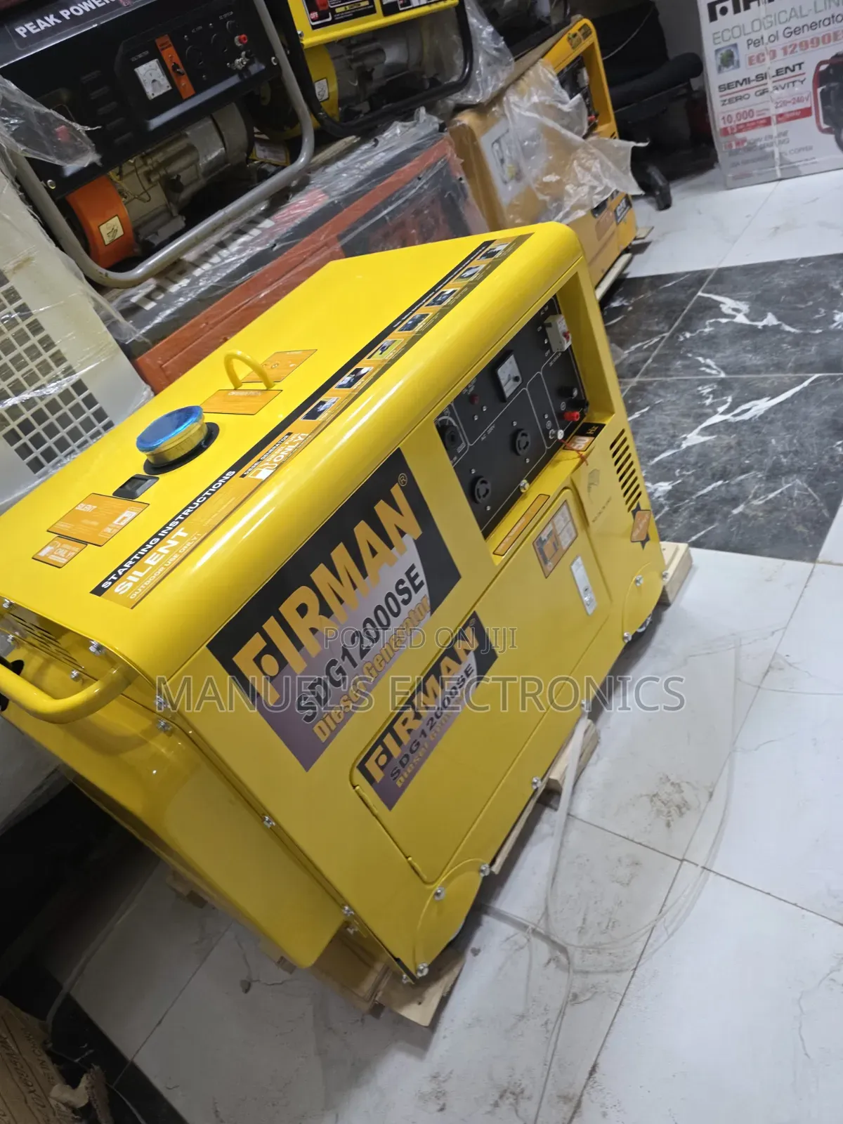 ☆¤Best Firman Diesel Soundproof Gen 10kva 100%copper Coil