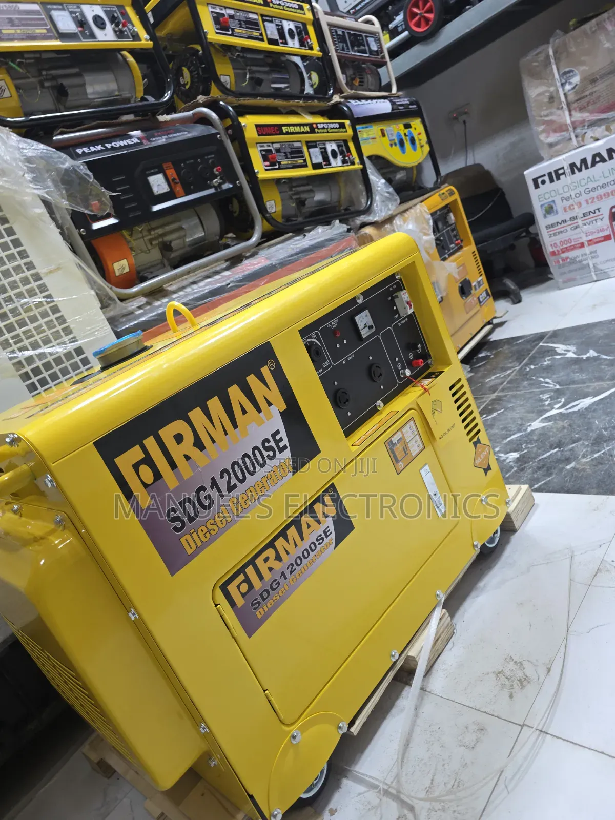A Brand New Firman Diesel Soundproof Gen 1years 100%copper Coil 10kva