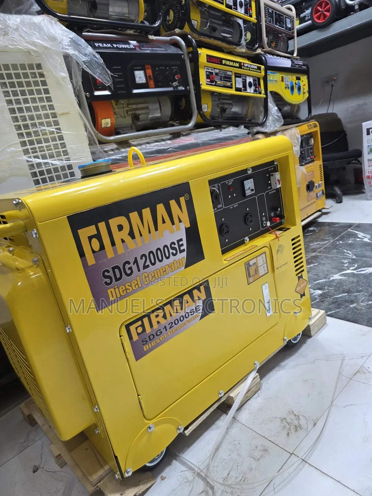 A Brand New Firman Diesel Soundproof Gen 1years 100%copper Coil 10kva