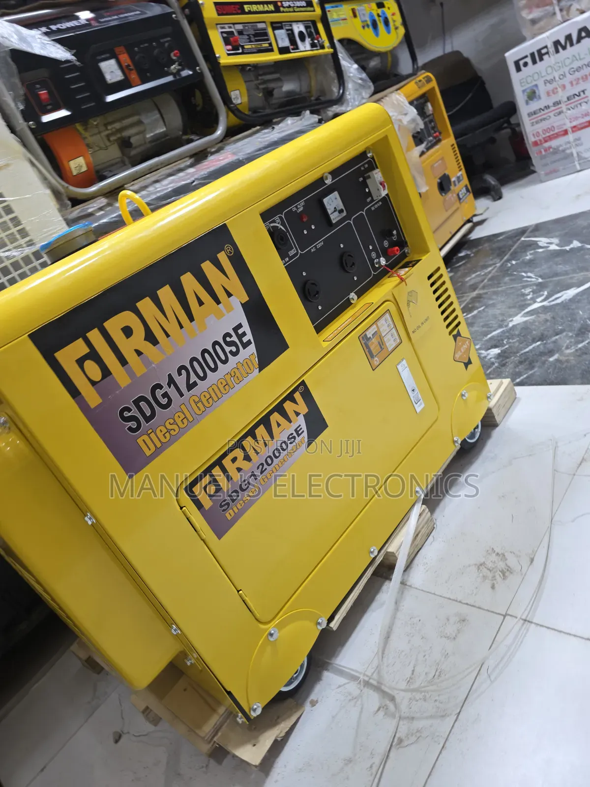 《》High Quality Firman Diesel Soundproof Gen 10kva 100%copper Coil