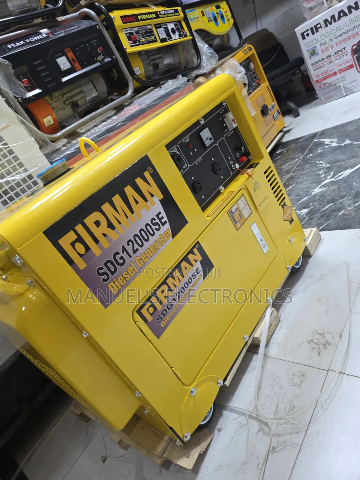 《》High Quality Firman Diesel Soundproof Gen 10kva 100%copper Coil