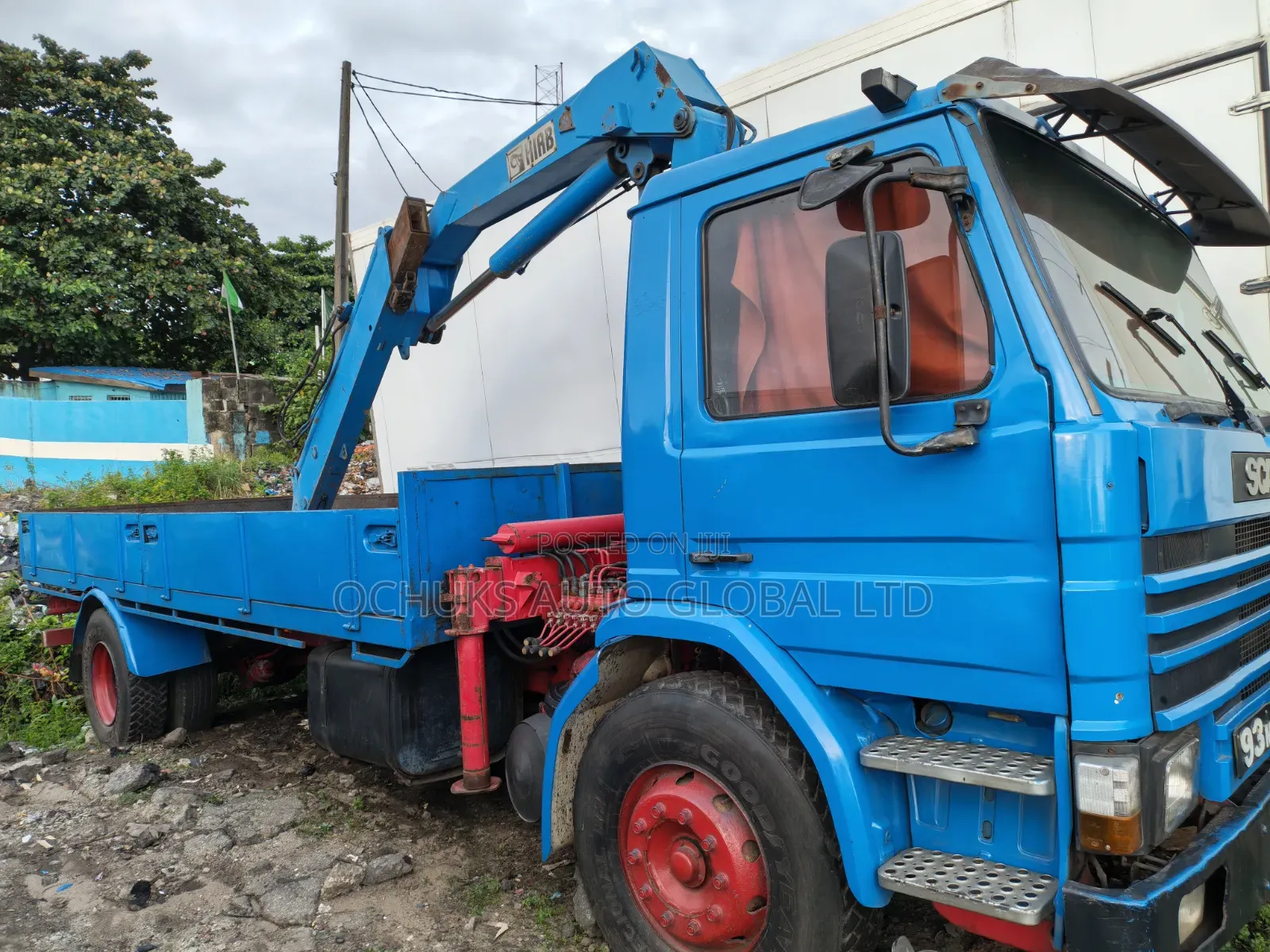 Scanier Truck With Hyabe 10 Bolts 6 Tyers Long Chassis...