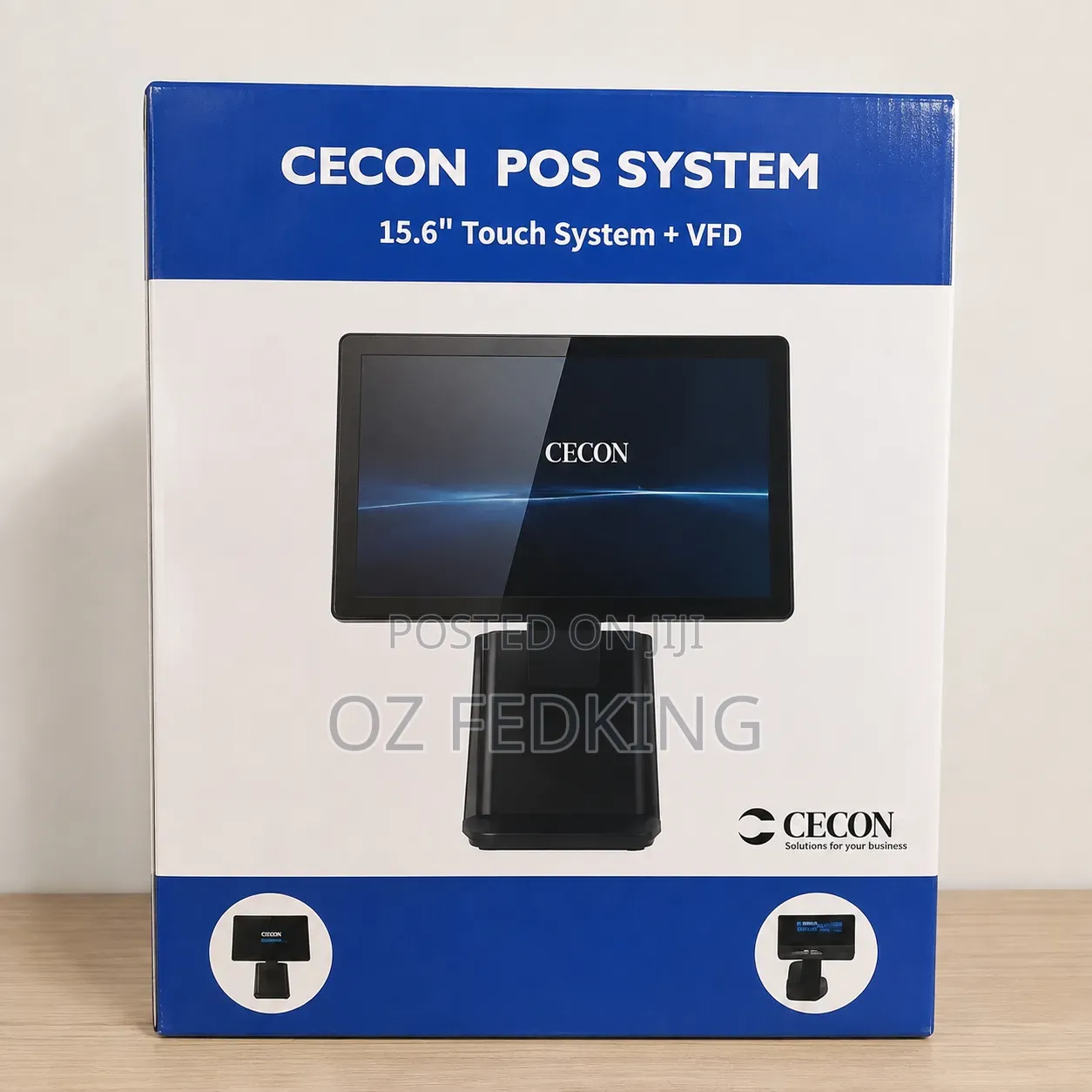 Cecon Point of Sales 15.6" Touch System +Vfd