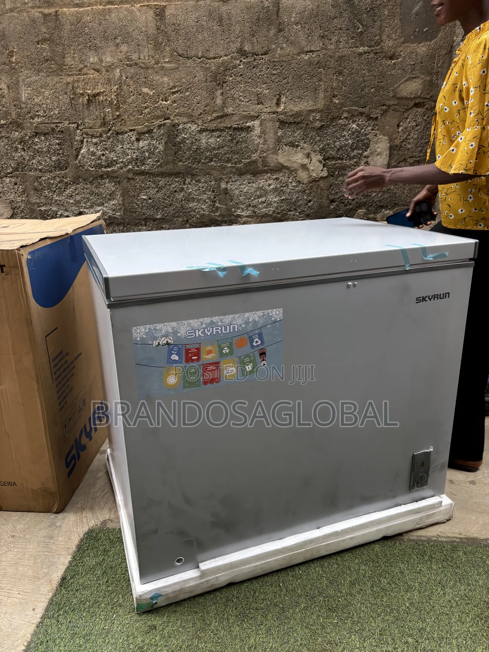 SkyRun BD-260A Chest Freezer for Shops