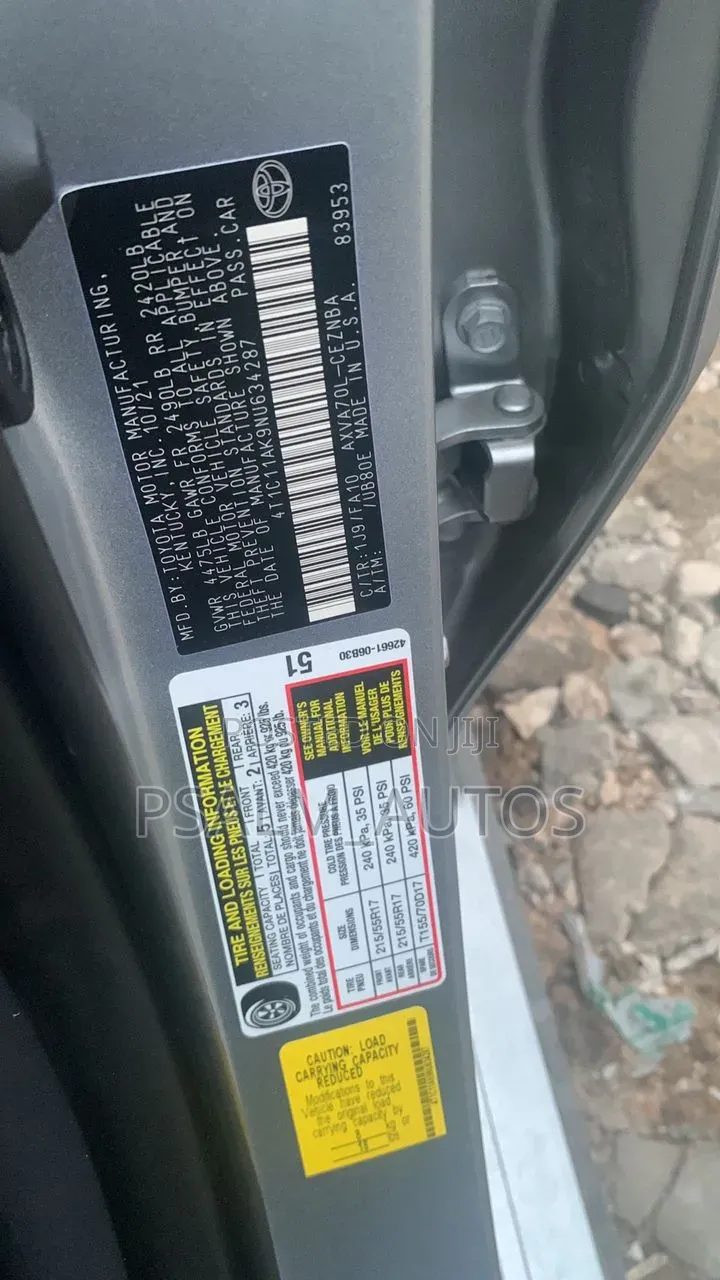 Toyota Camry LE 2022 Gray