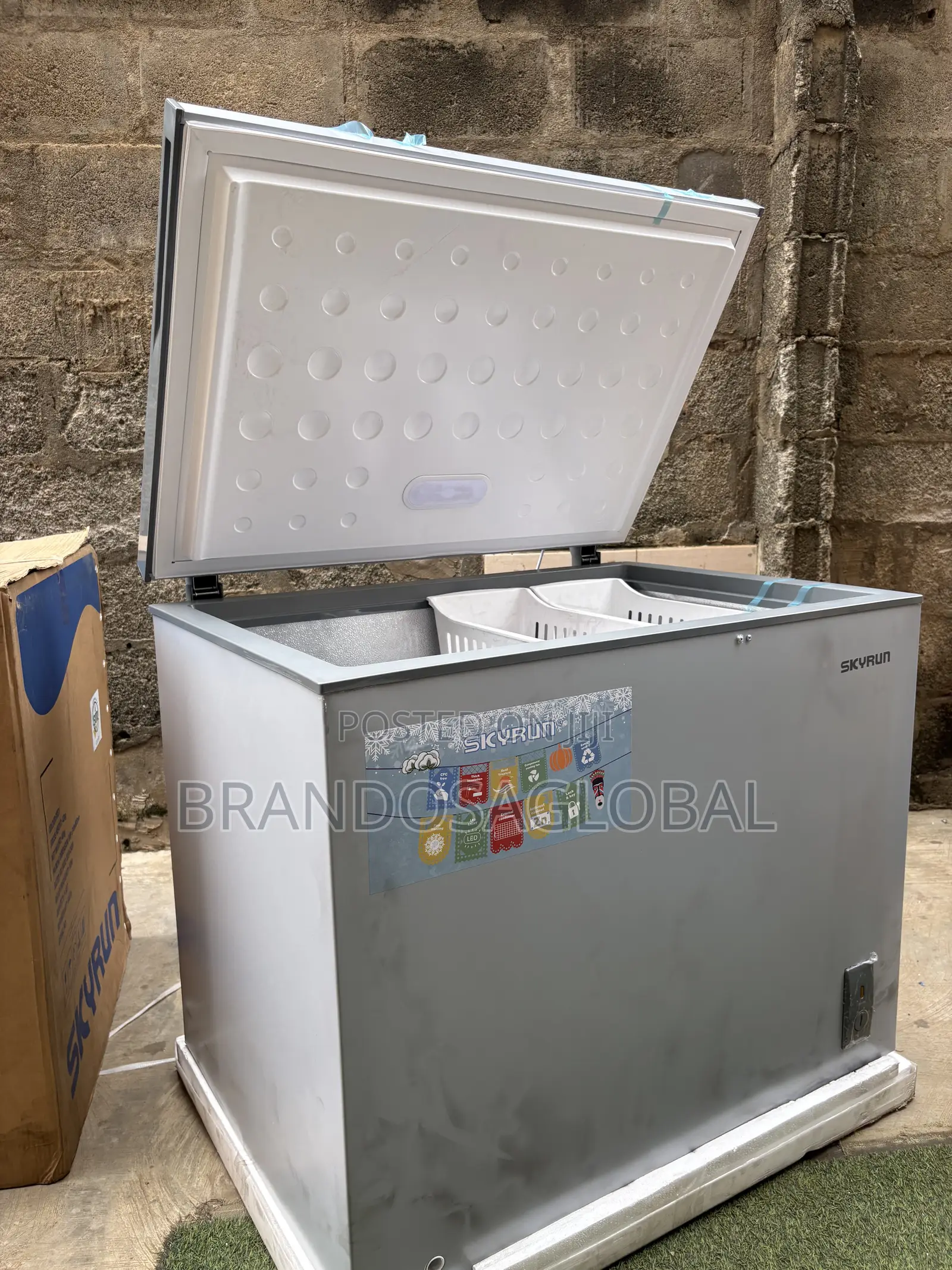 SkyRun BD-260A 260L Chest Deep Freezer