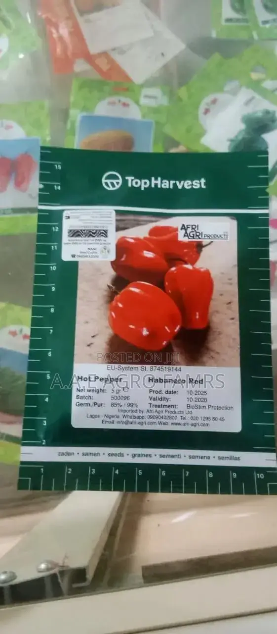 Habanero Red Hot Pepper Seeds