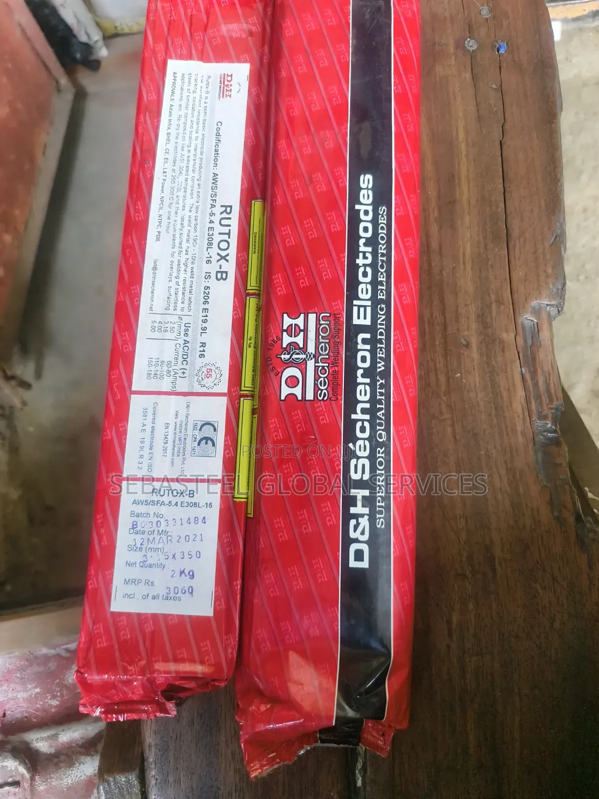 E308l-16 Stainless Steel DH Secheron Electrode Lol