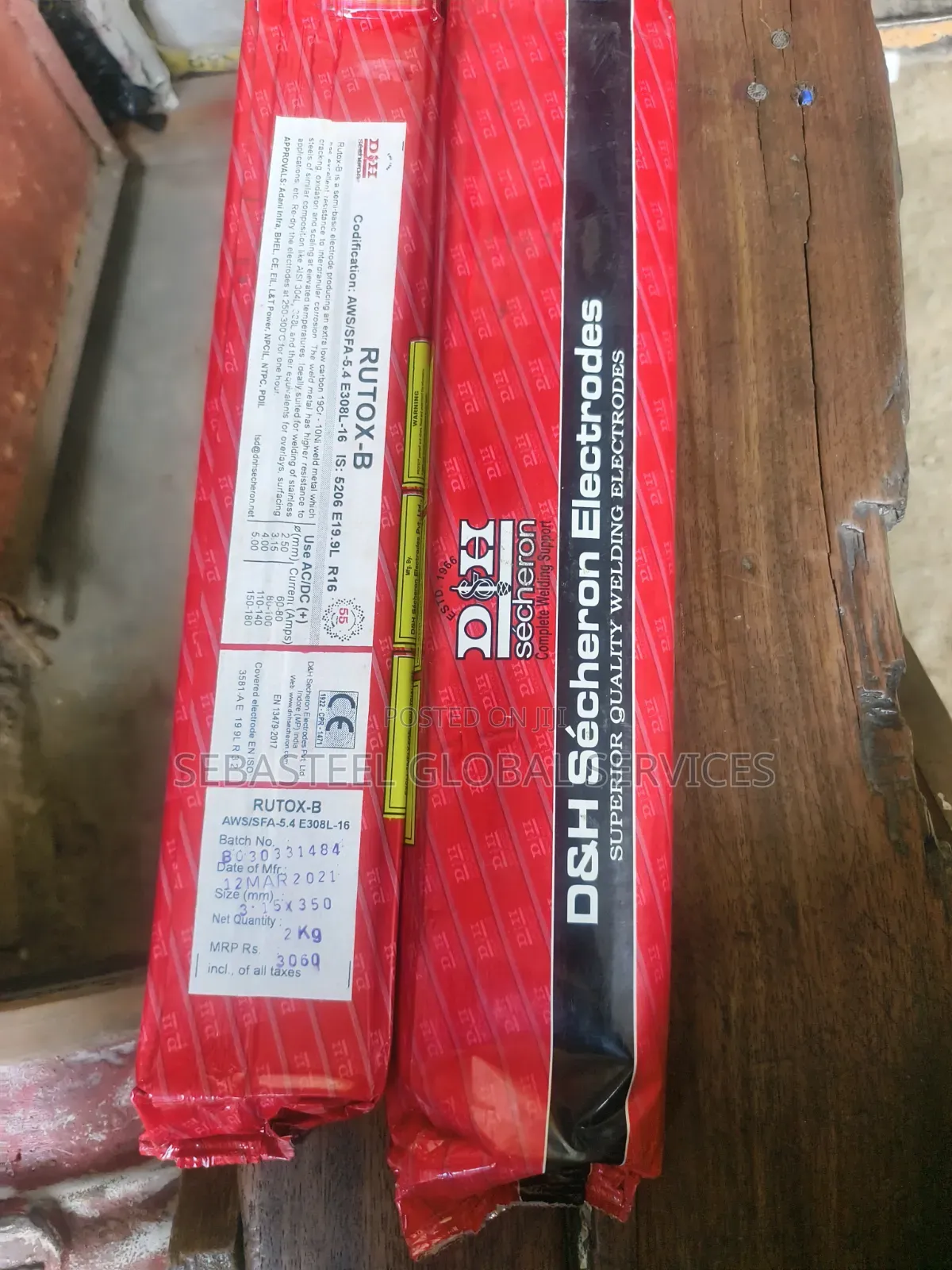 E308l-16 Stainless Steel DH Secheron Electrode Lol