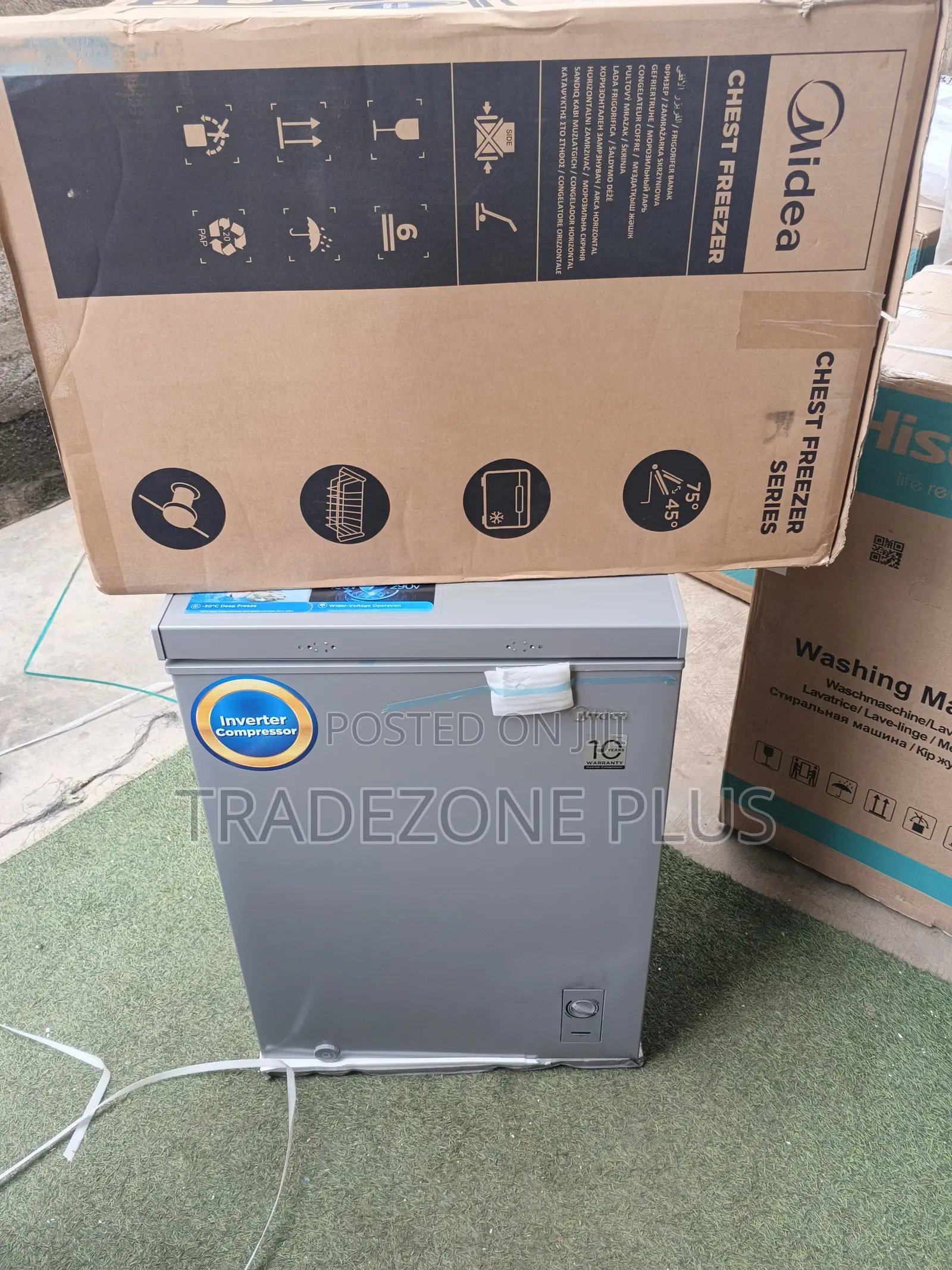 Midea 142L Wide-Voltage Chest Freezer