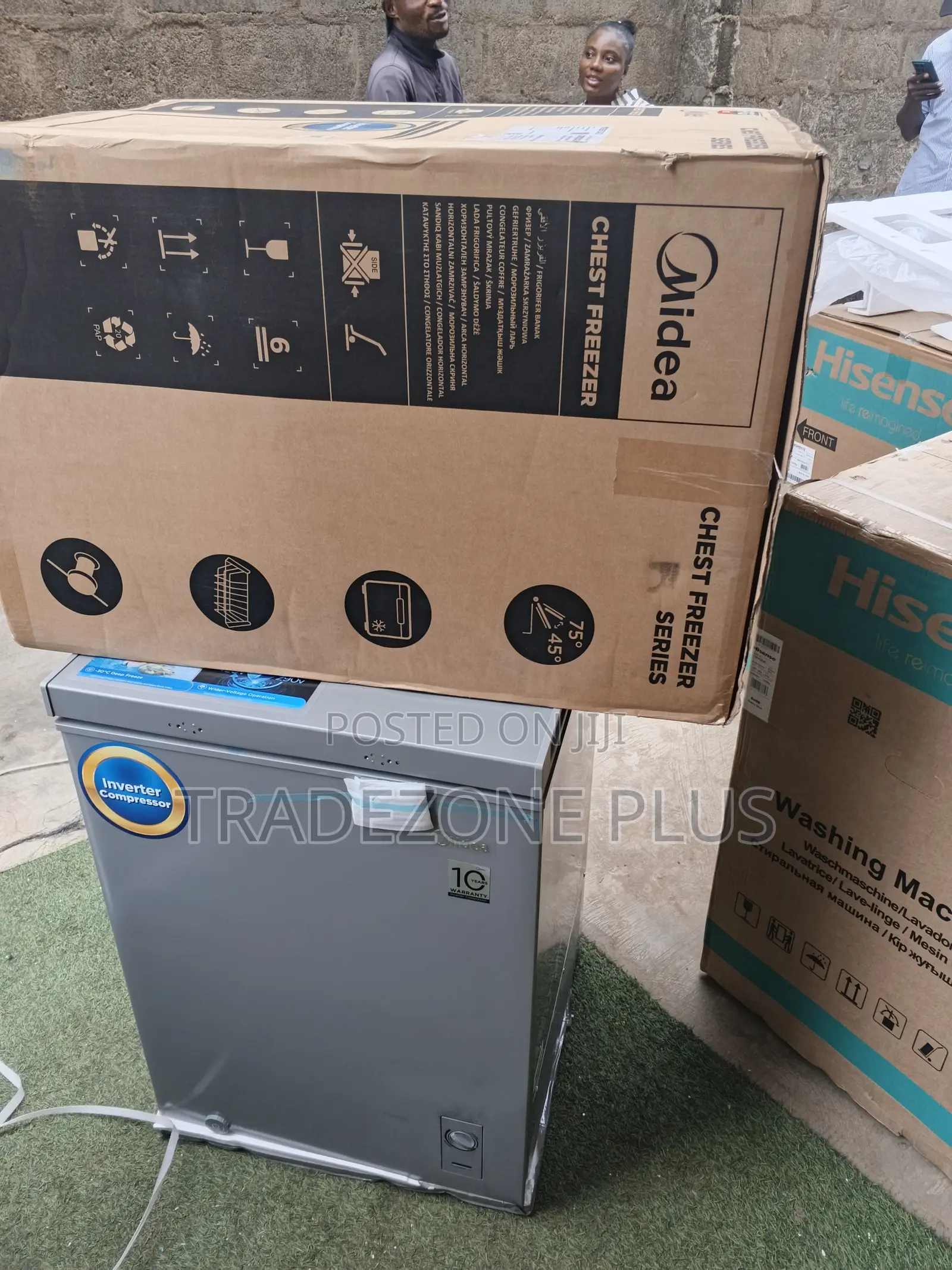 Midea 142L Inverter Quattro Chest Freezer
