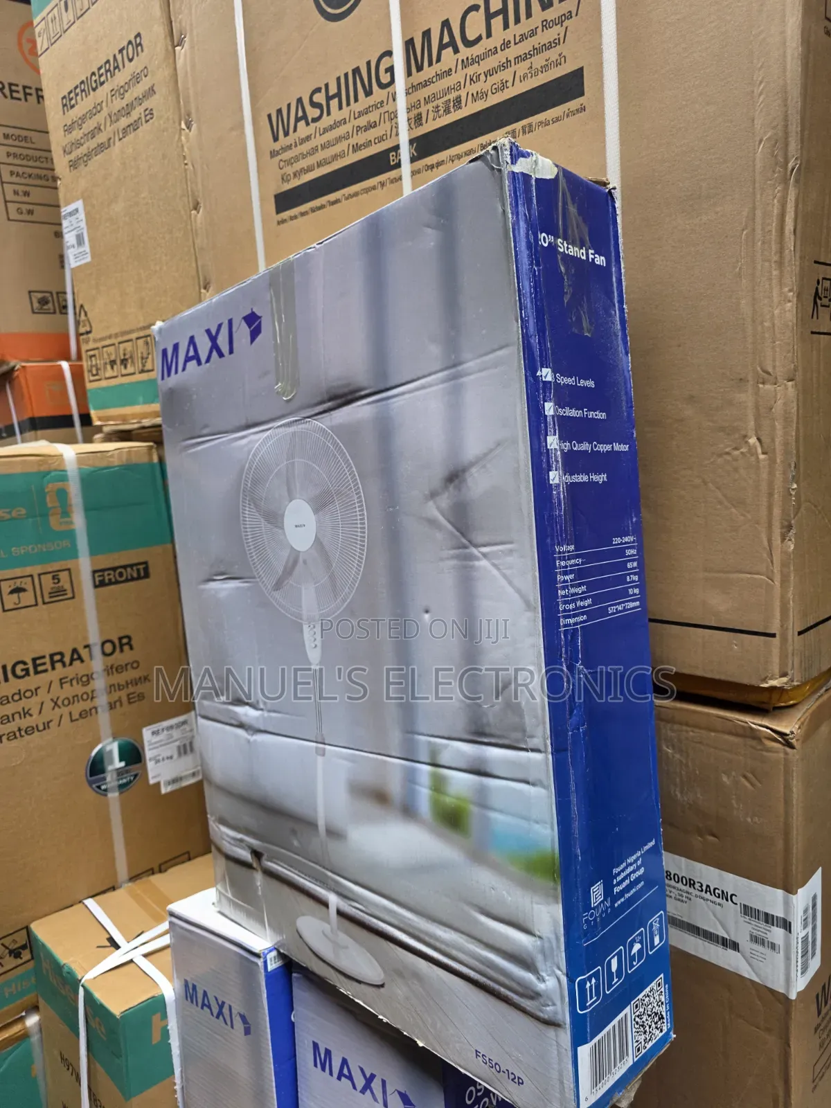 A Brand New Maxi Standing Fan 20inch 100%copper