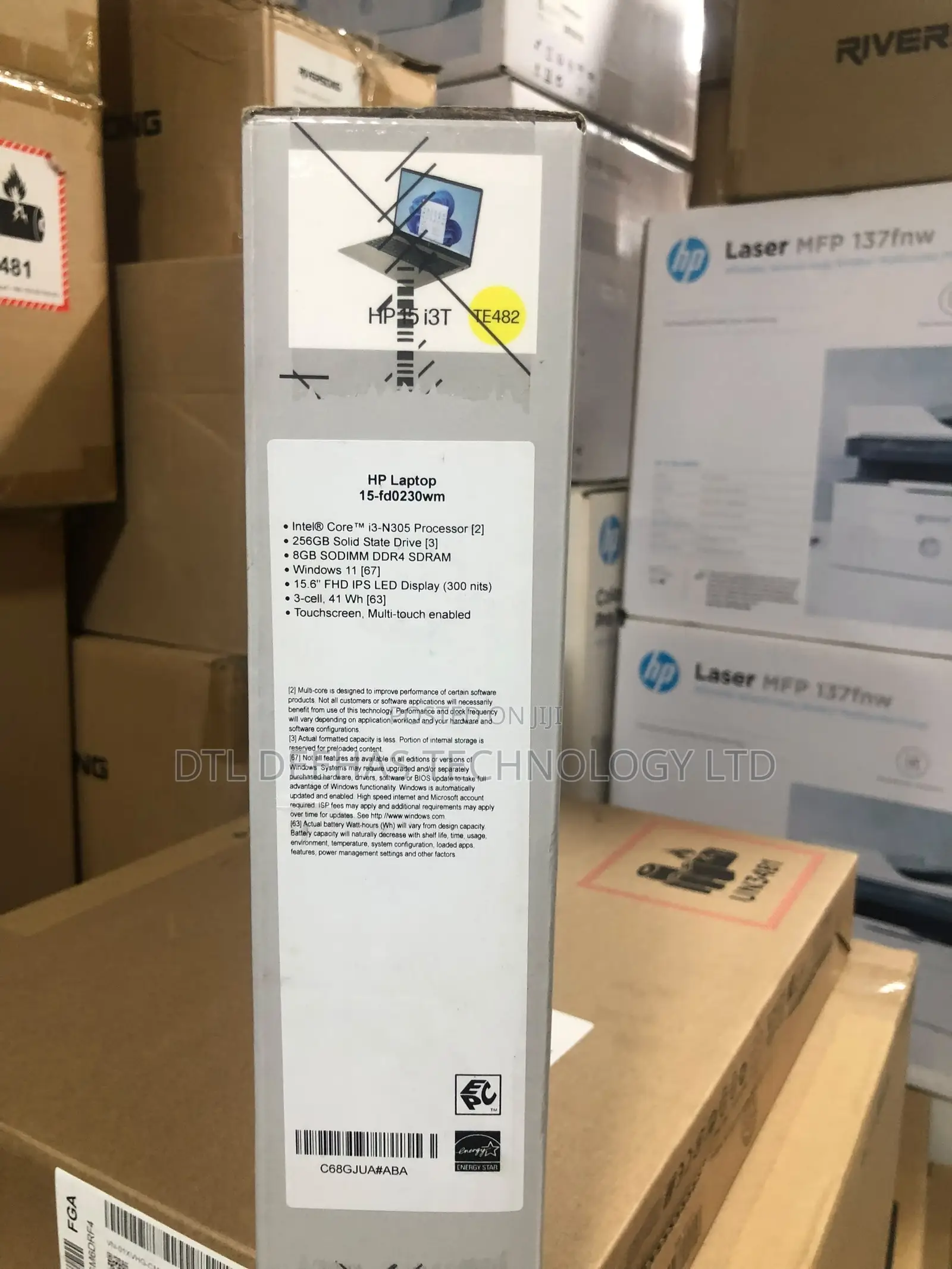 New Laptop HP 15 8GB Intel Core i3 SSD 256GB