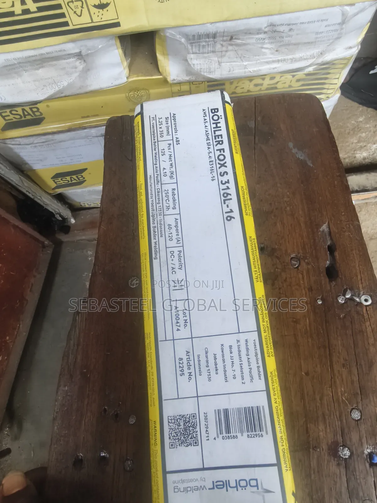 Böhler FOX S 316L Stainless Steel Welding Electrodes 3.25mm