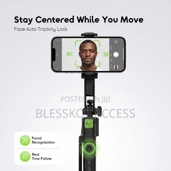 Oraimo FlowTrack Face Tracking Selfie Stick Tripod – Gesture Control