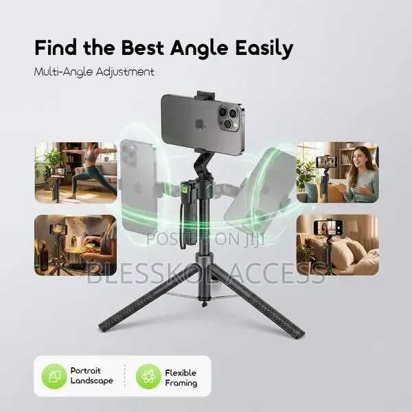 Oraimo FlowTrack Face Tracking Selfie Stick Tripod – Gesture Control